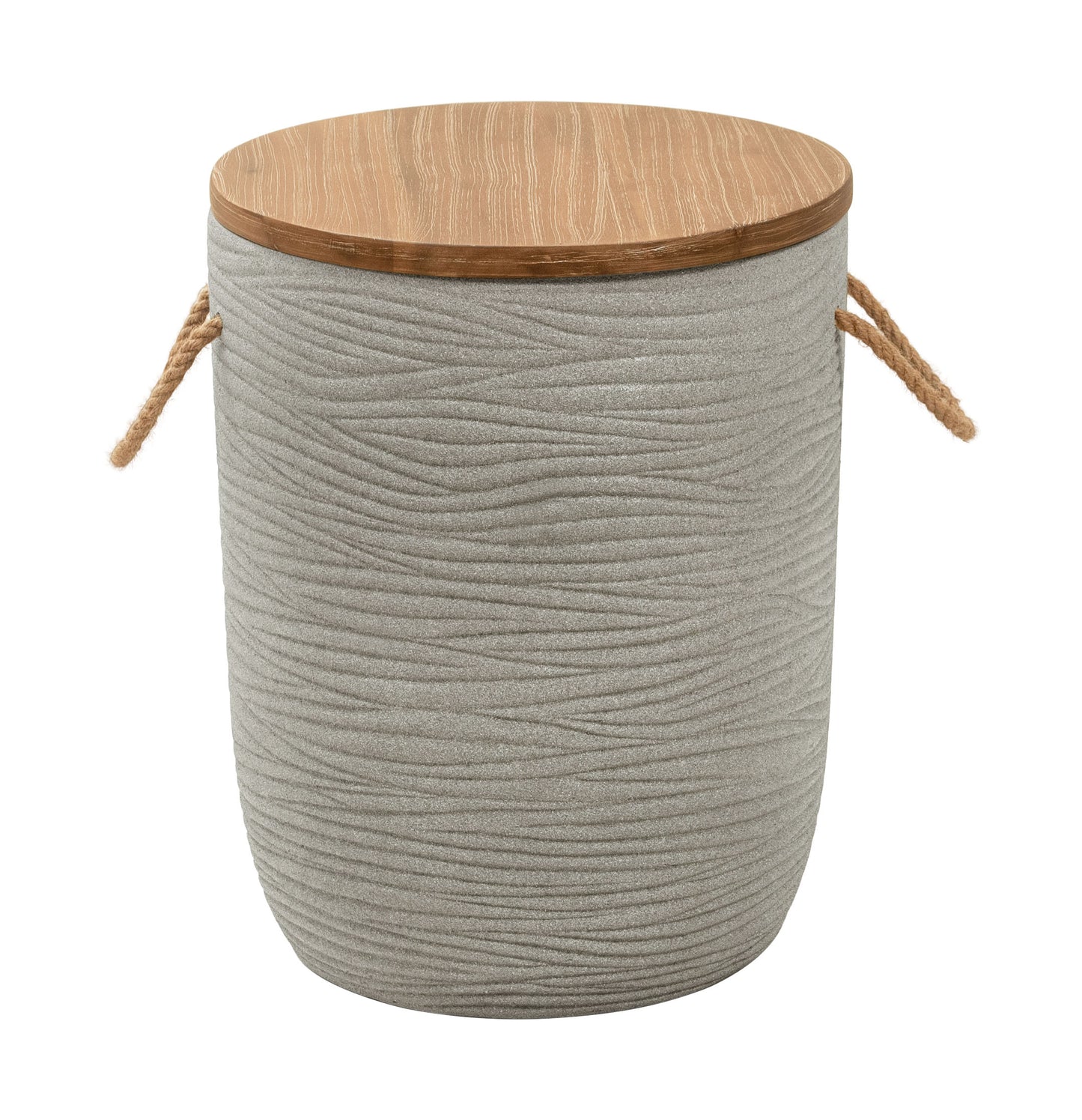 Biban Side Table Natural & Gray - 2