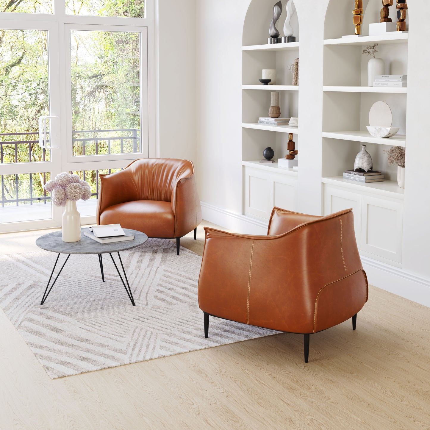 Julian Accent Chair Coffee