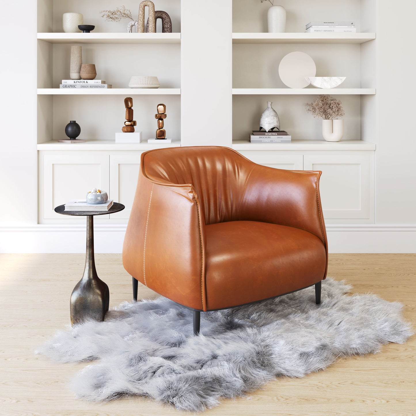 Julian Accent Chair Coffee