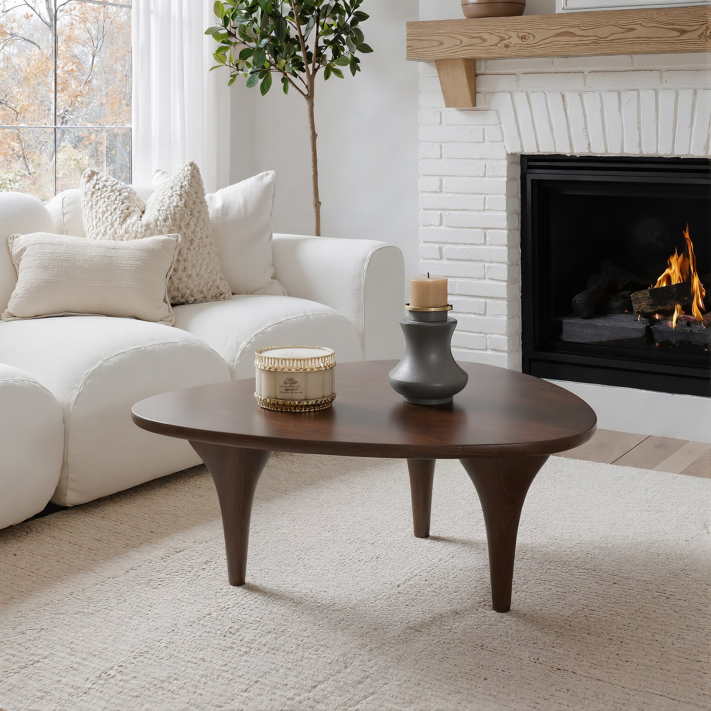 Spiker Coffee Table Walnut - 7