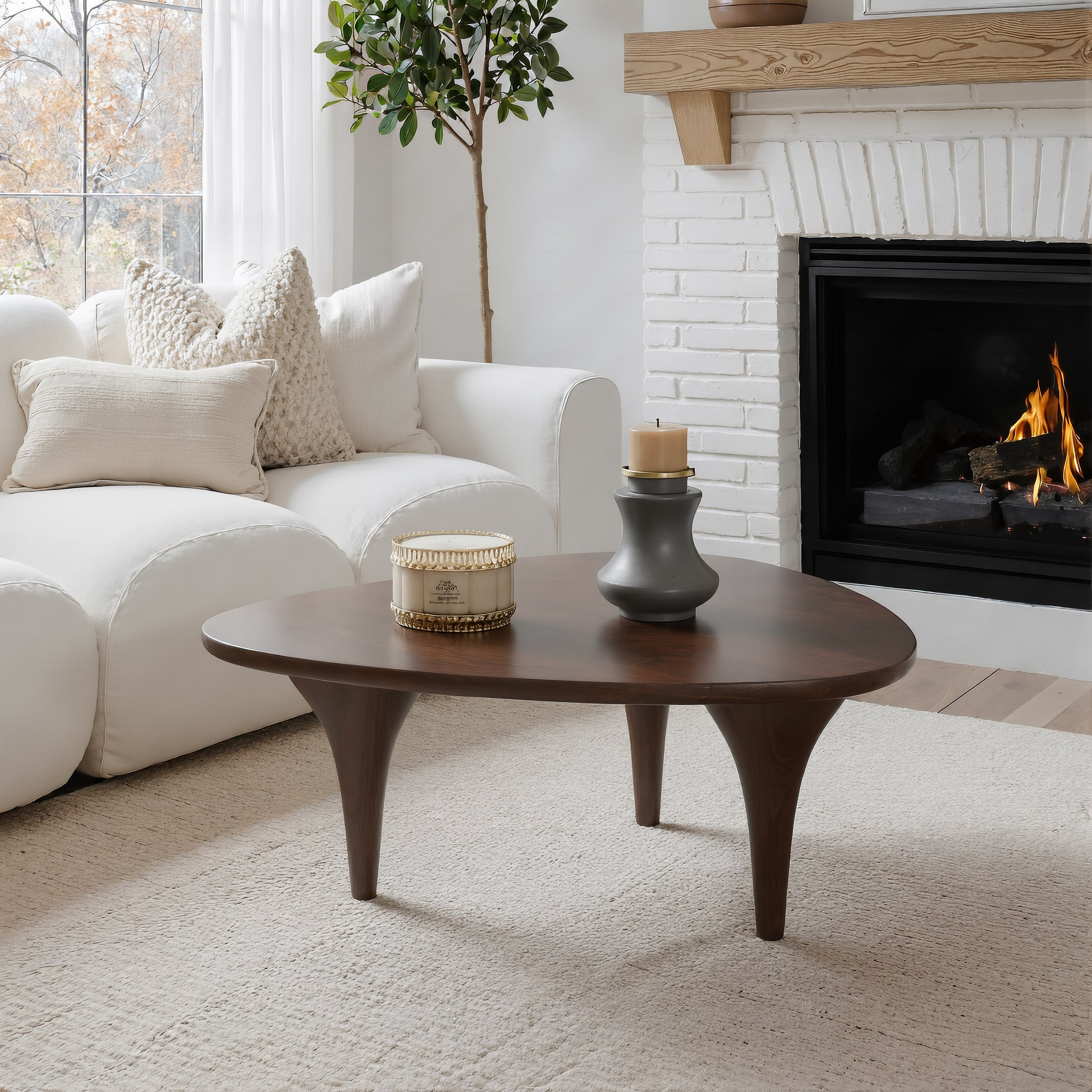 Spiker Coffee Table Walnut - 7
