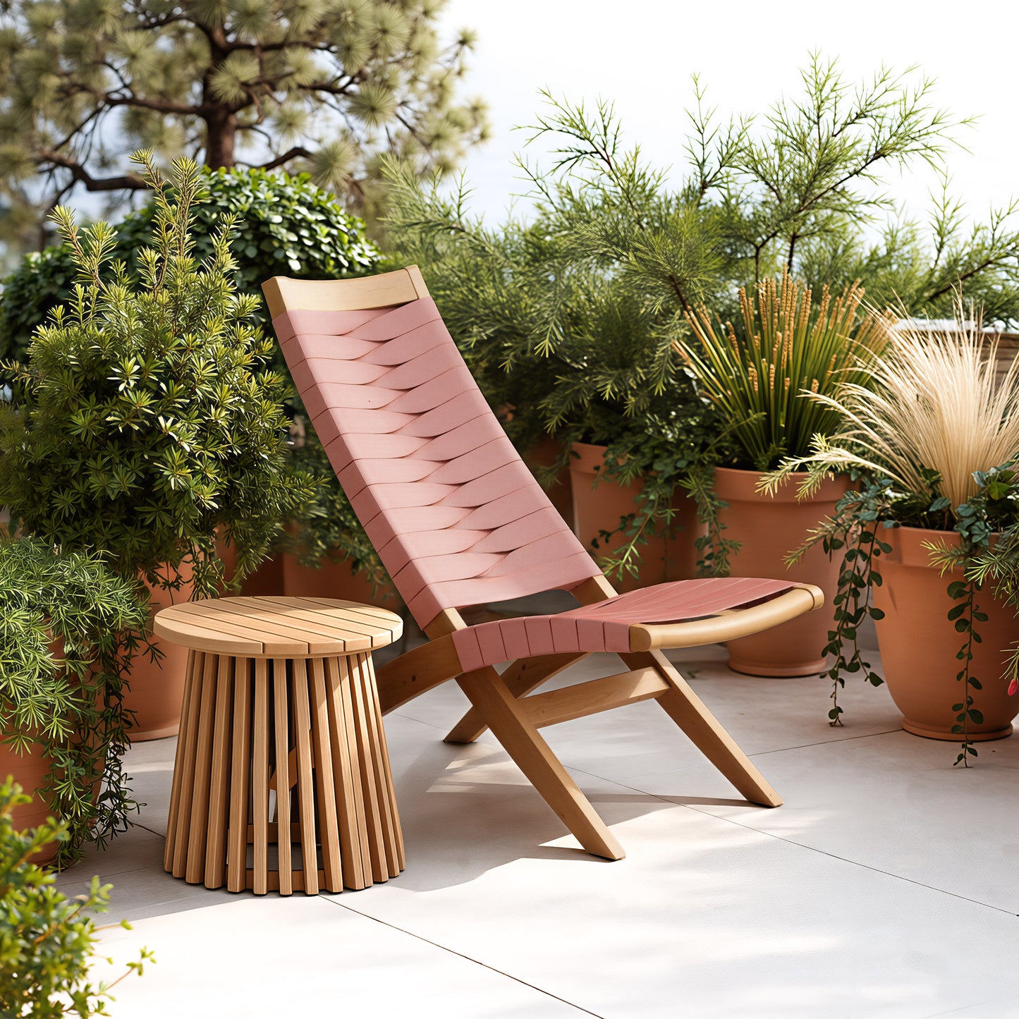 Zahara Side Table Natural - 6