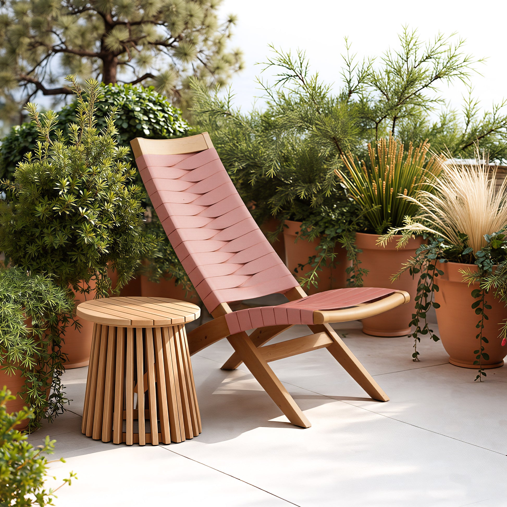 Zahara Side Table Natural - 6