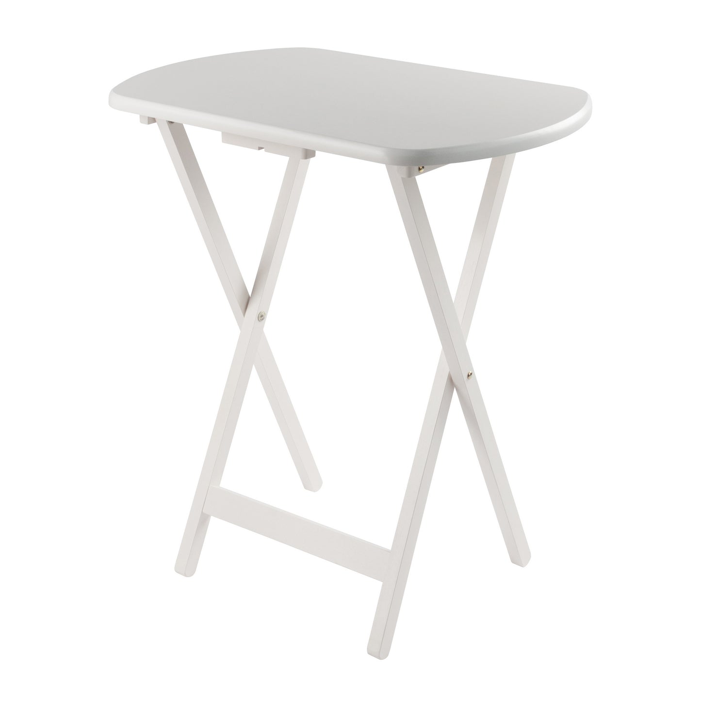 Corbett 5-Pc Oversized Snack Table Set, White