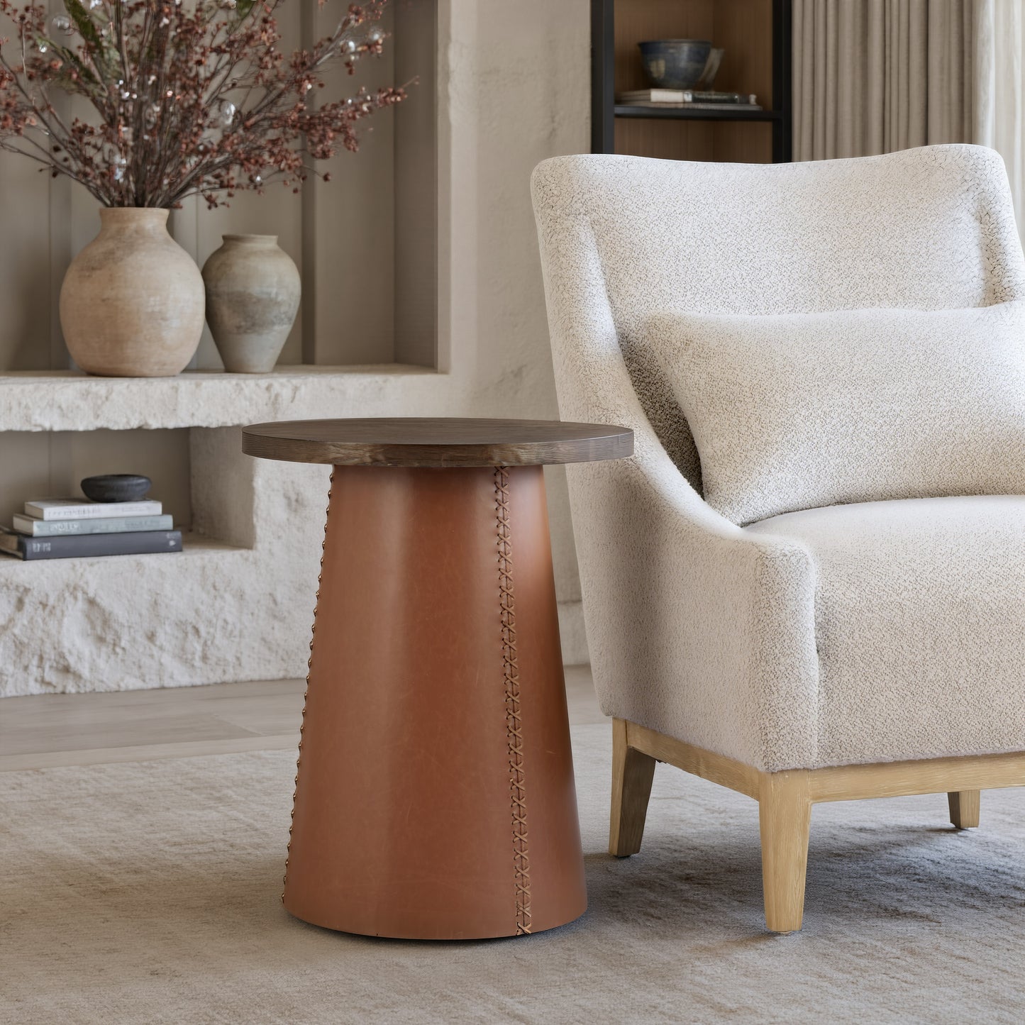 Dikis Side Table Brown - 7