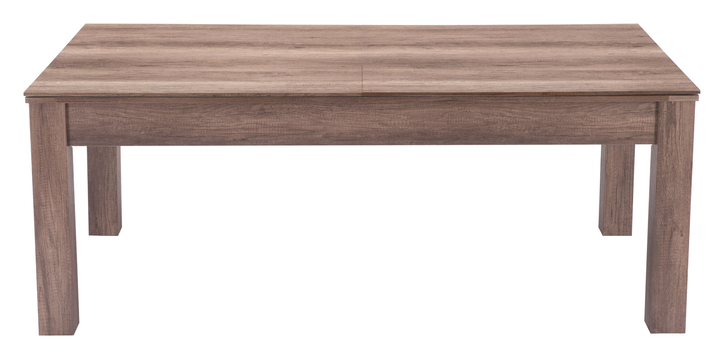 Bonkers 3 In 1 Table Brown With Pool Accessories