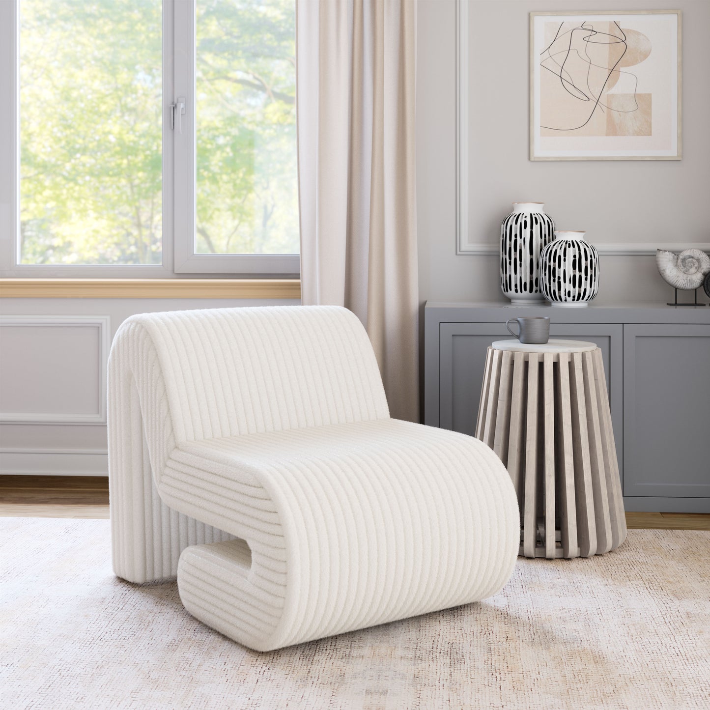 Opam Accent Chair White - 8