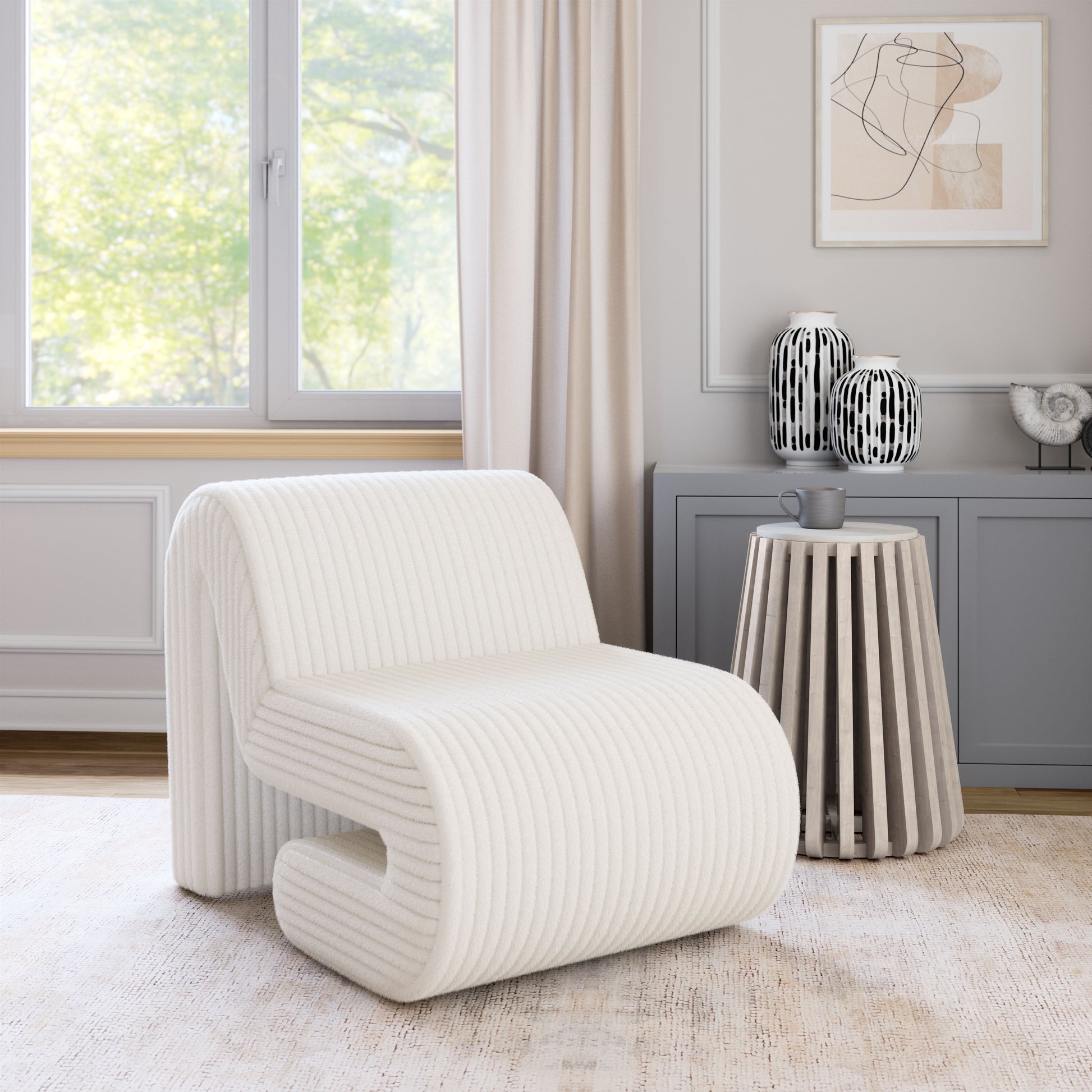 Opam Accent Chair White - 8