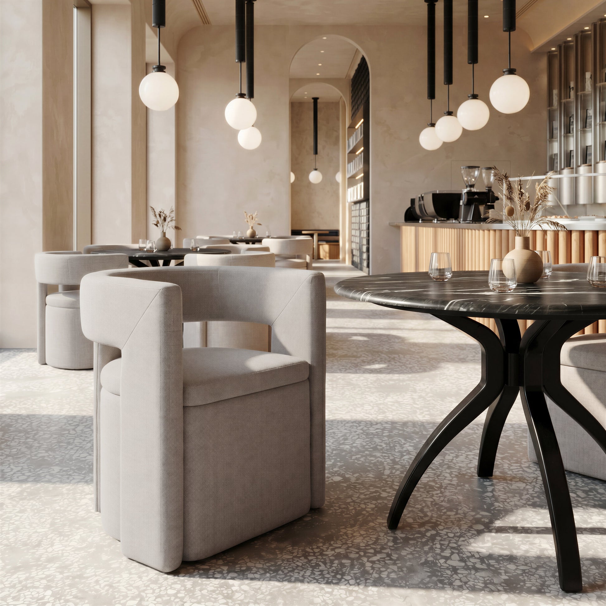 Sumay Dining Table Black - 11