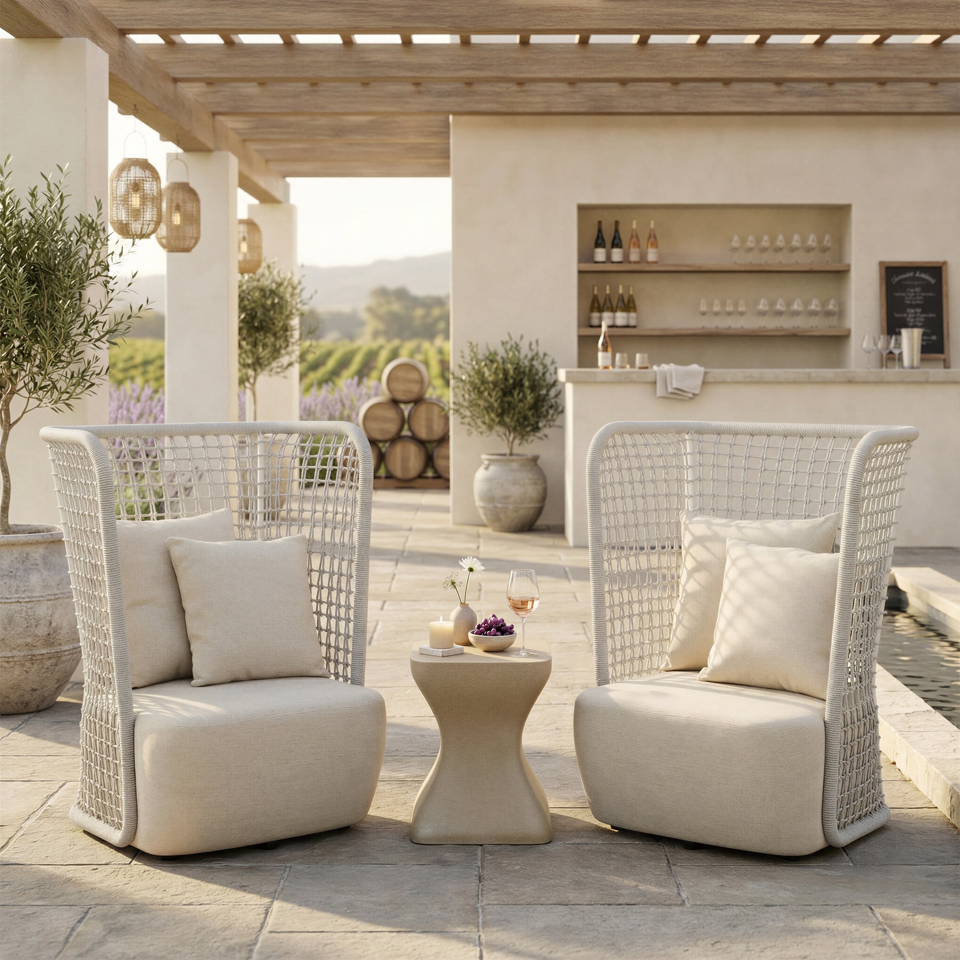 Mura Side Table Taupe - 7