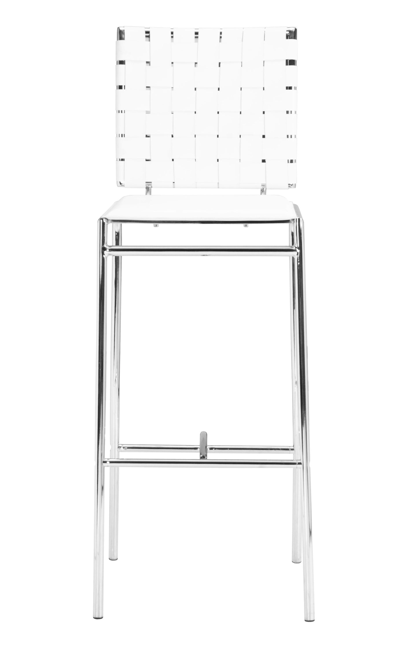 Criss Cross Barstool (Set of 2) White