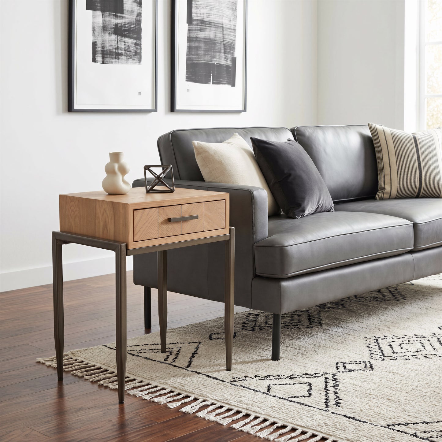 Verec Side Table Natural - 9