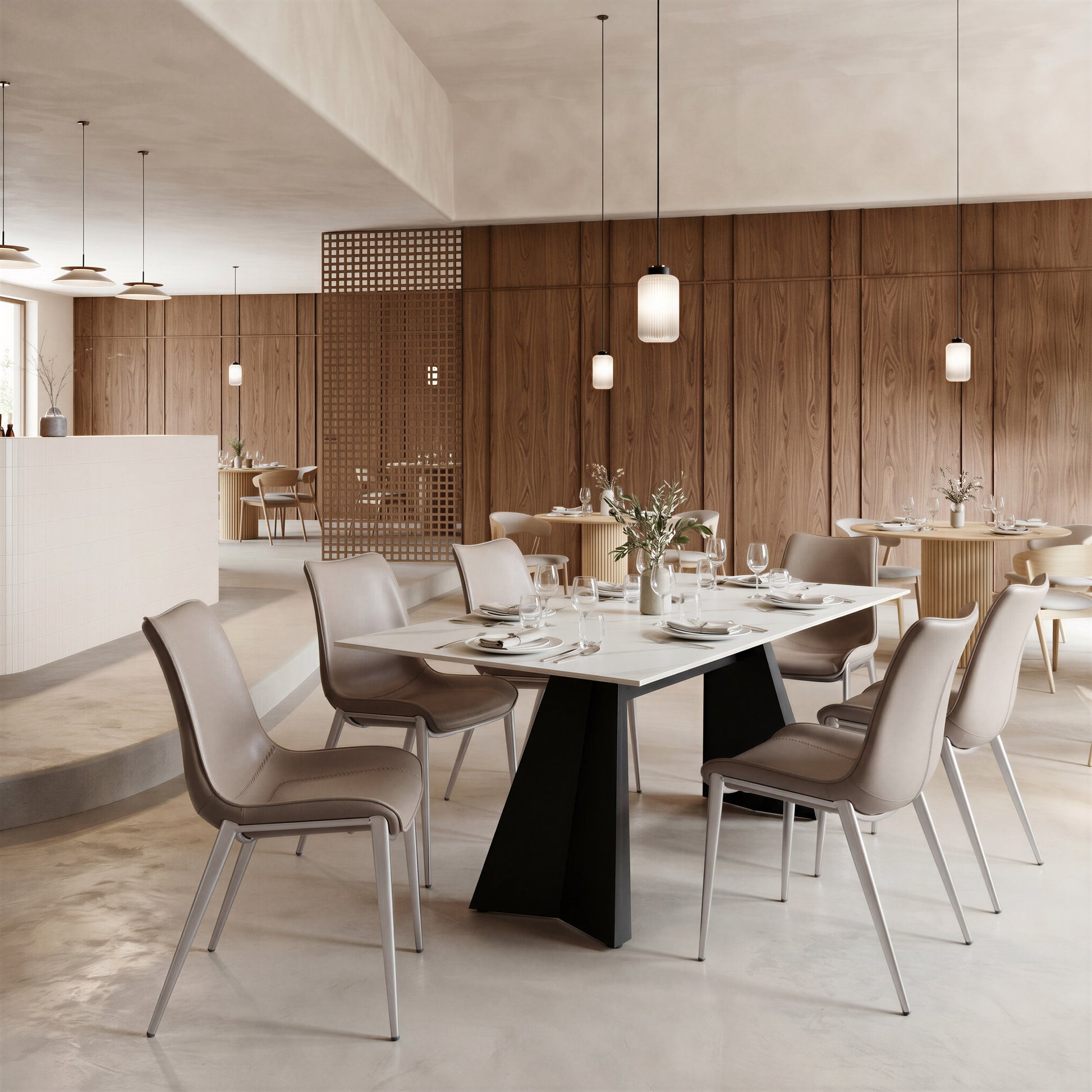 Inky Dining Table White - 8