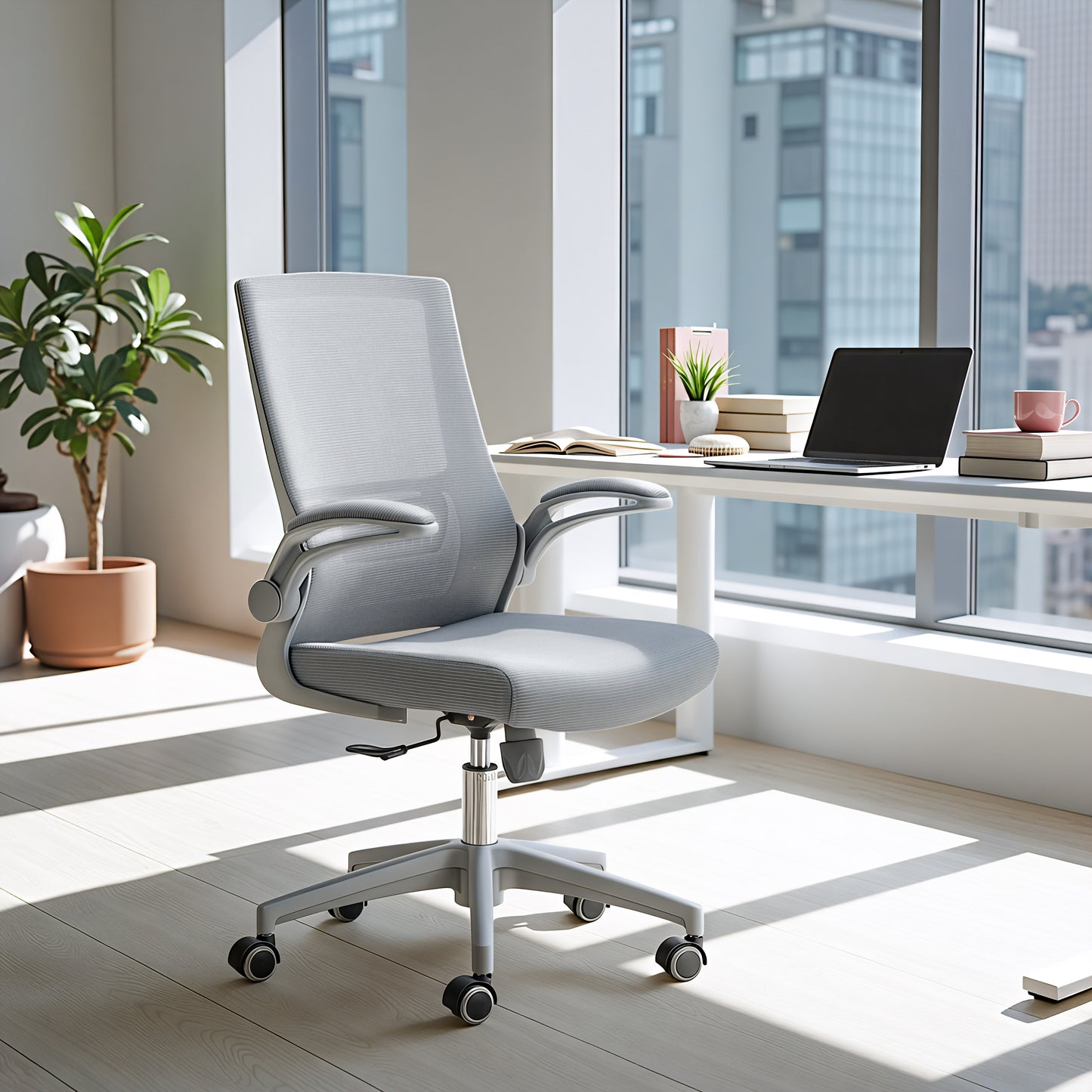 Pater Office Chair Gray - 8