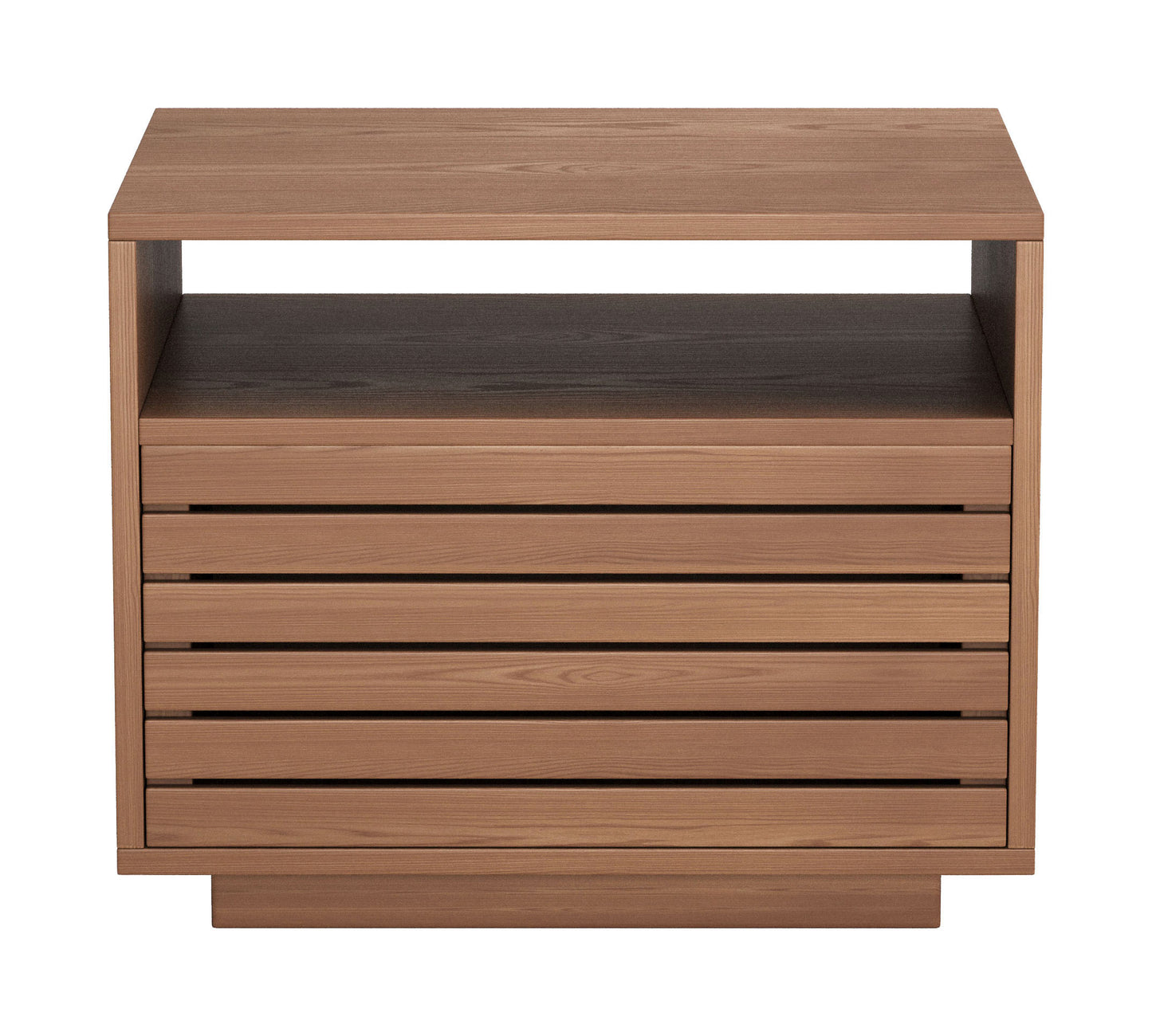 Slit Nightstand Walnut - 3