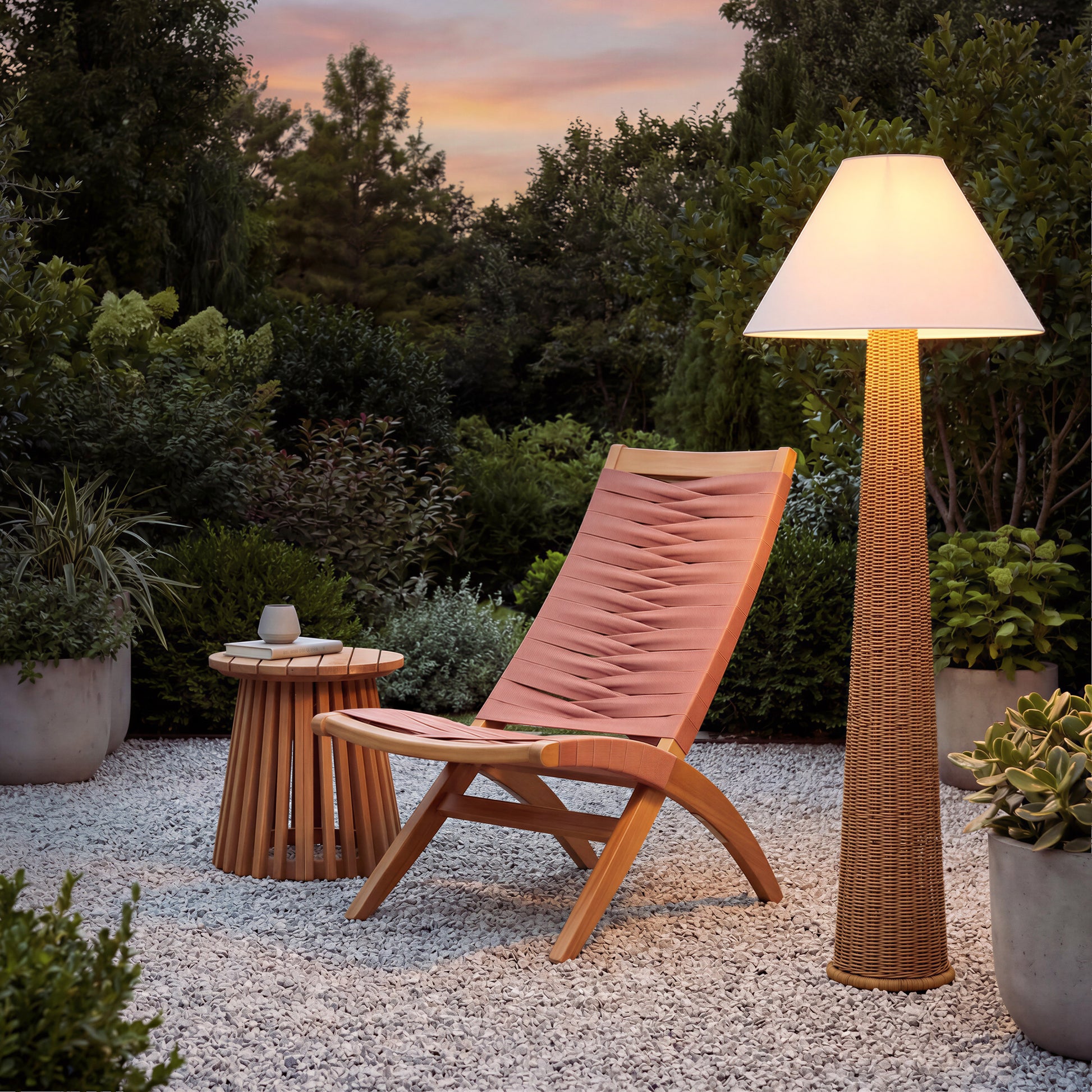 Palmia Solar Floor Lamp Natural - 14
