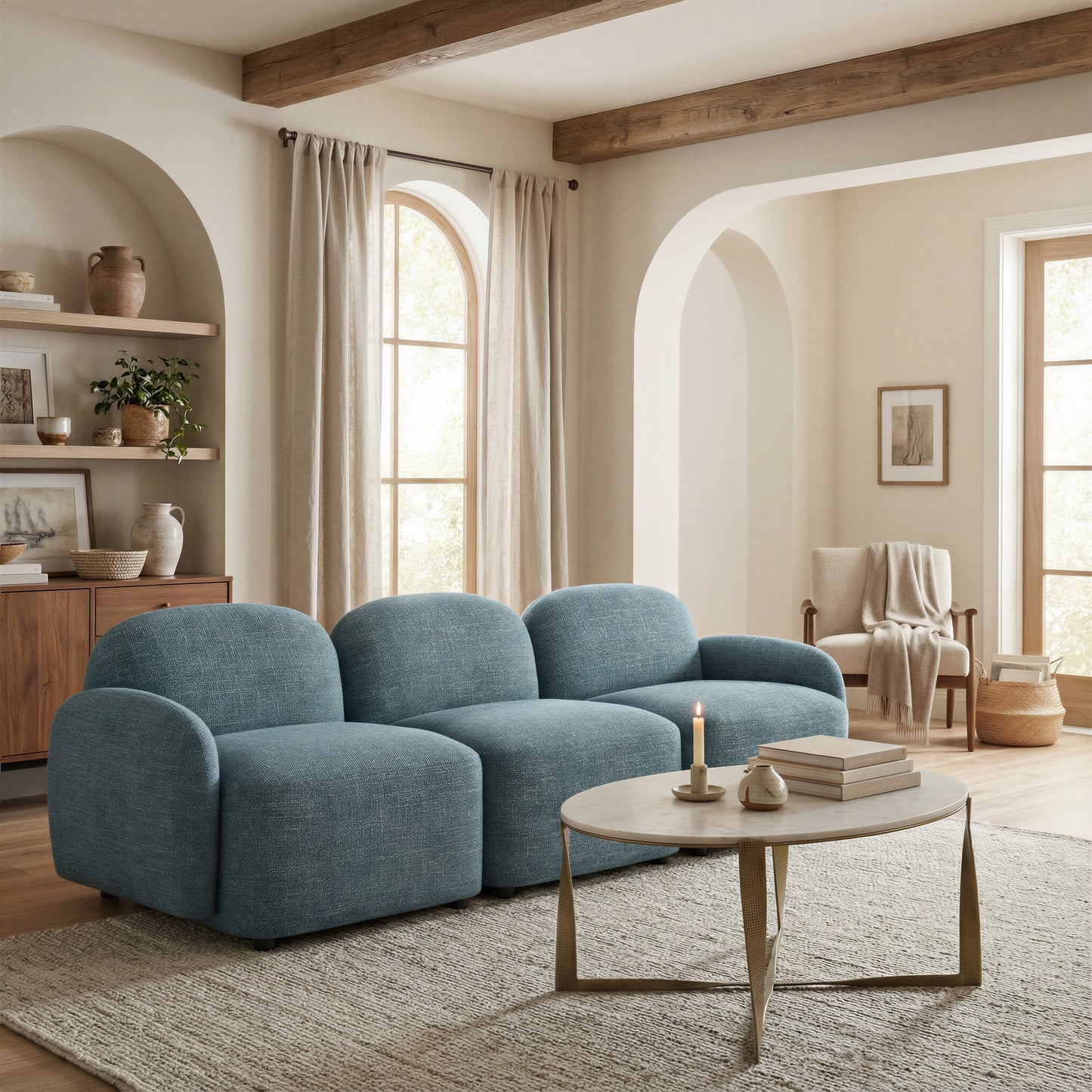 Cleo Modular Sofa Blue - 8