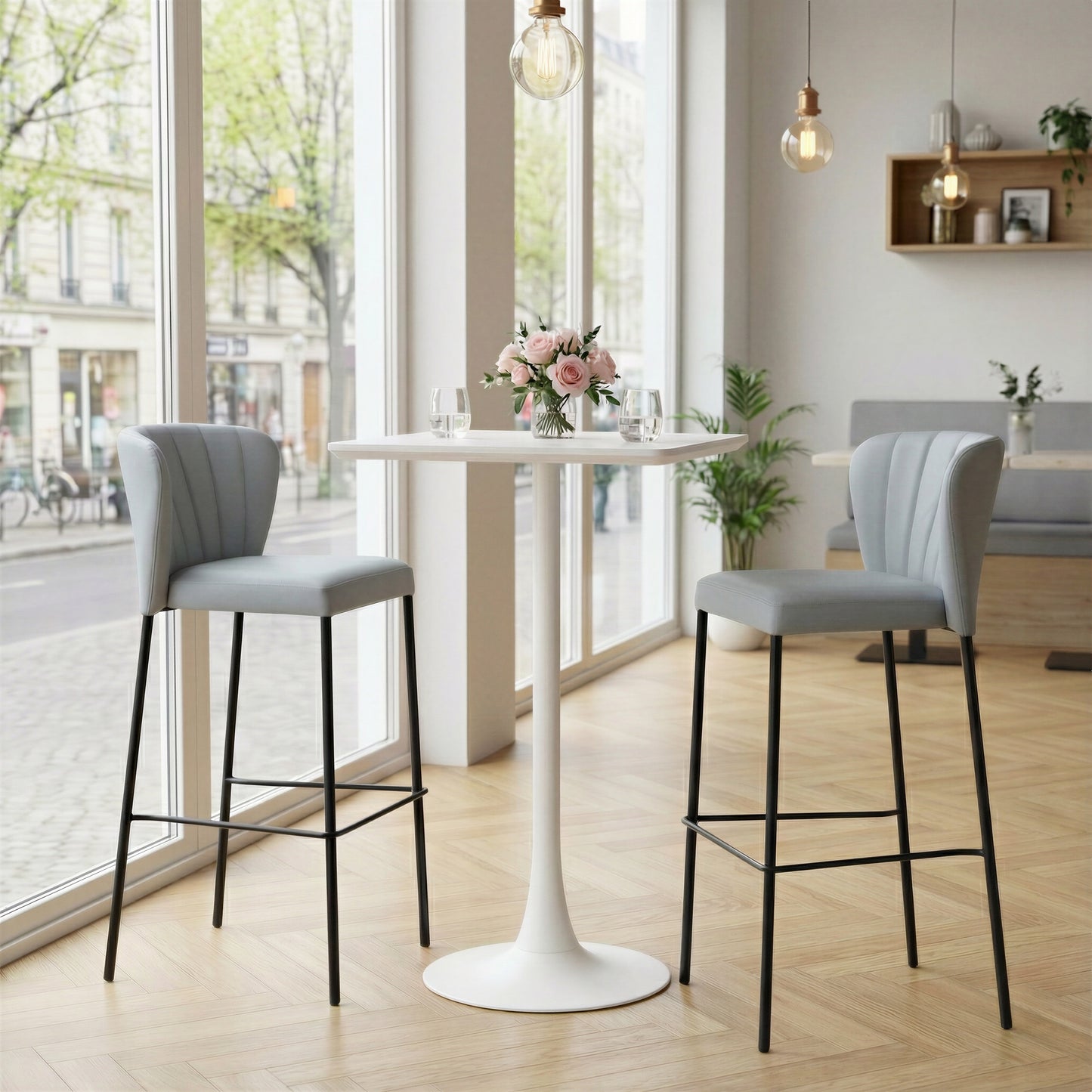 Valleta Bar Table White - 6