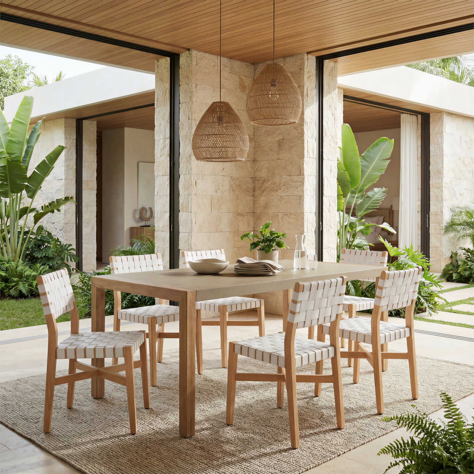 Kata Dining Table Gray - 8