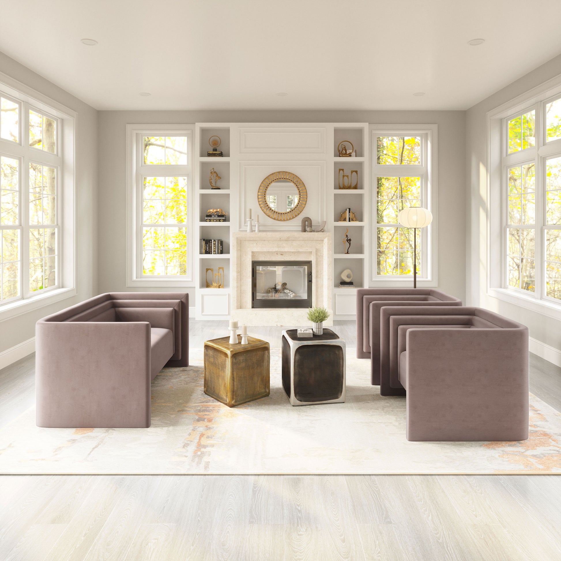 Trippel Loveseat Taupe - 11