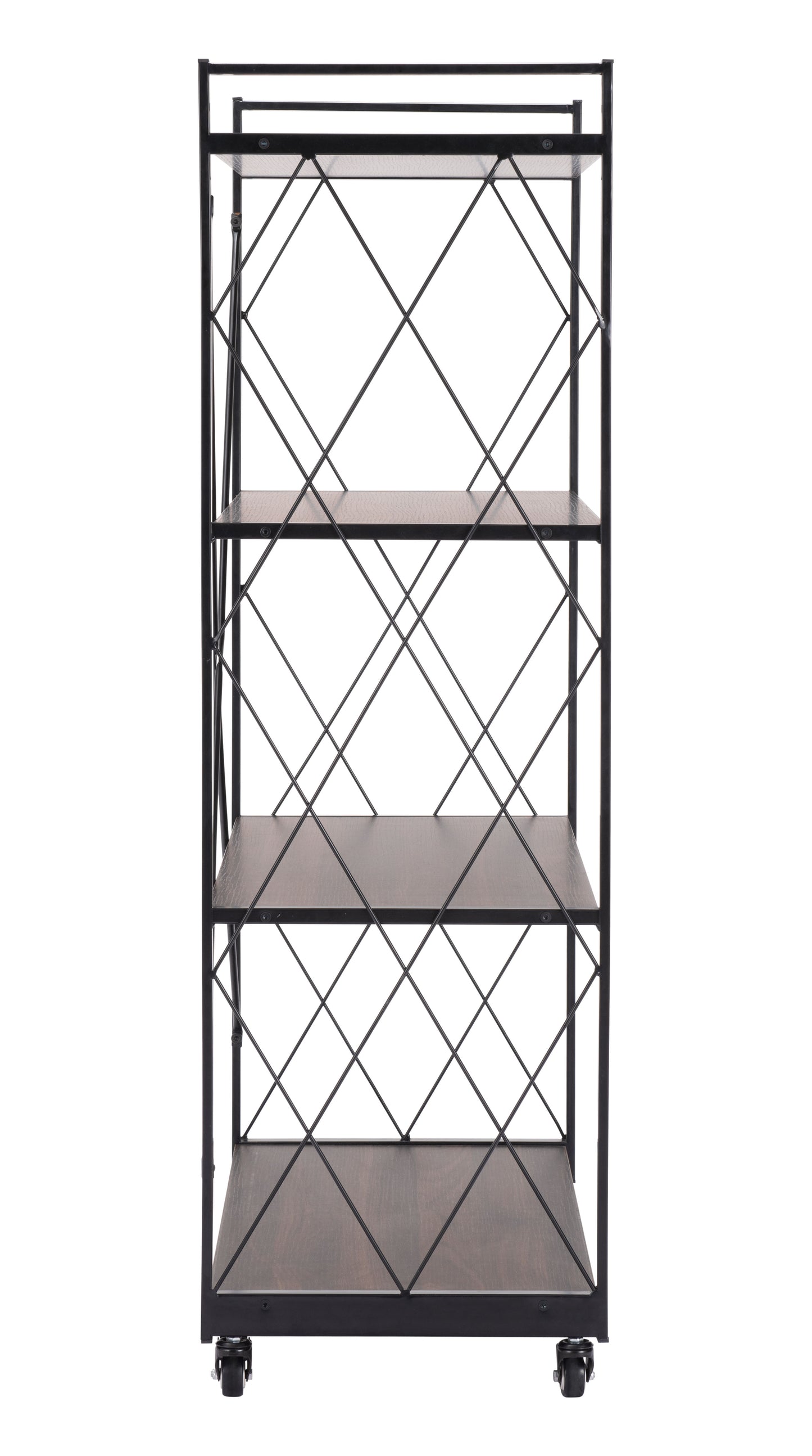 Romania Shelf Walnut & Black