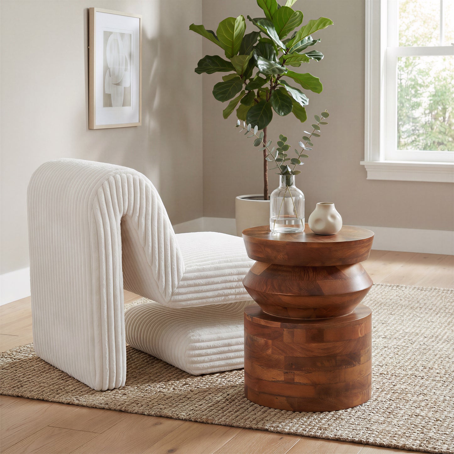 Opam Accent Chair White - 9