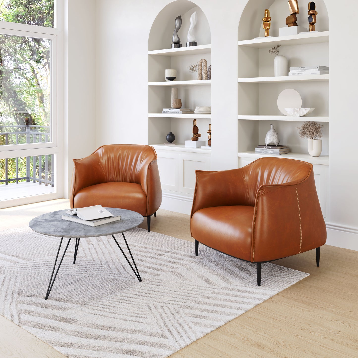 Julian Accent Chair Coffee
