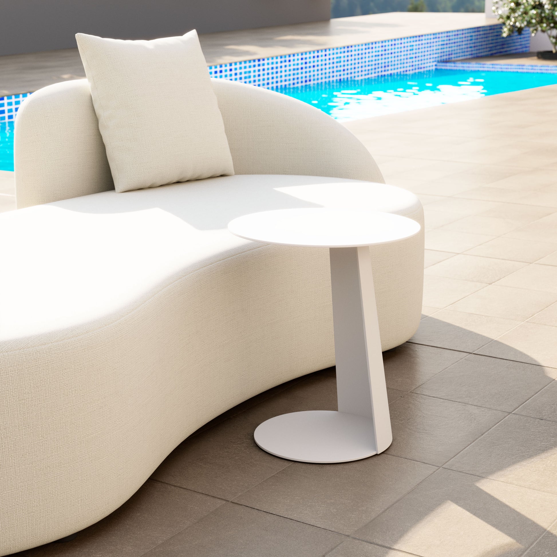 Sunny Isles Side Table White - 8