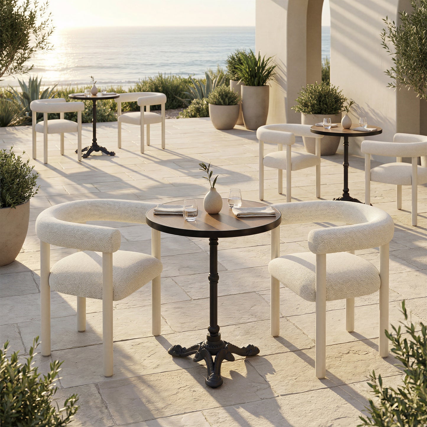 Sunbath Dining Chair (Set of 2) White - 8