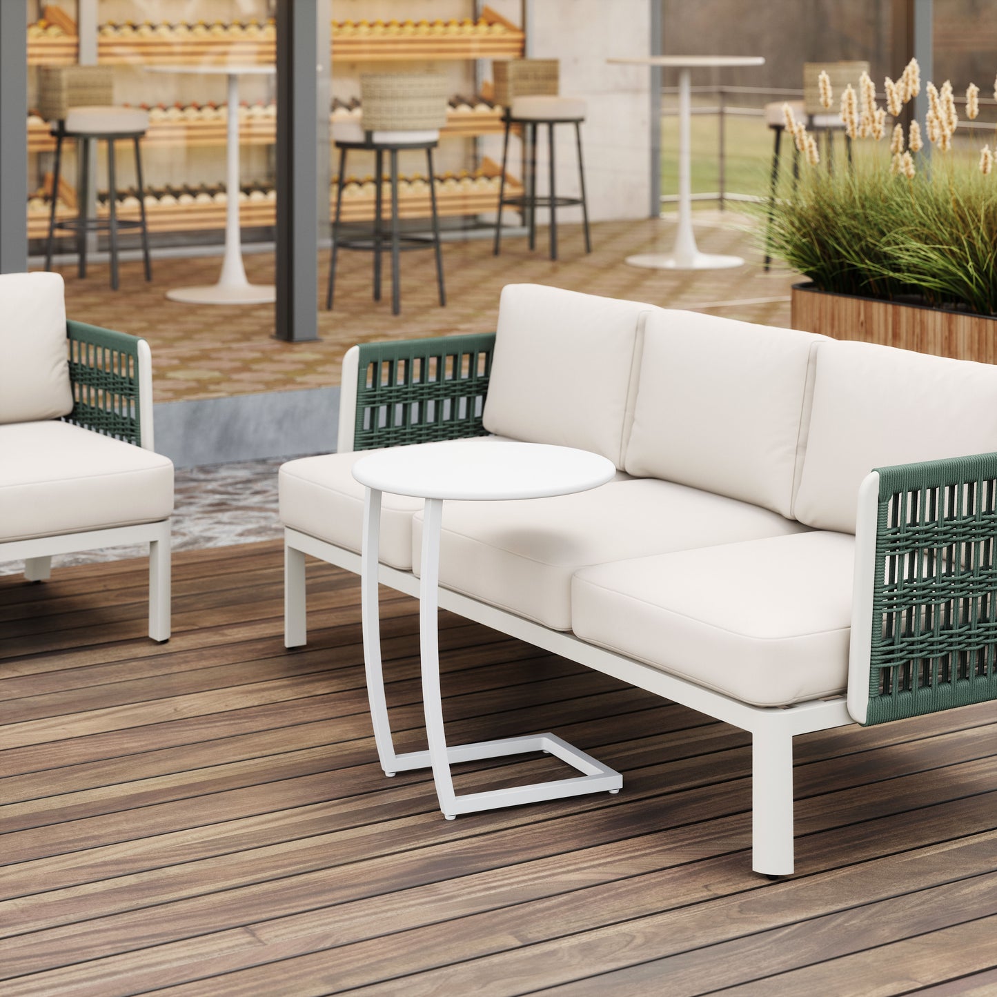 Noga End Table White - 9