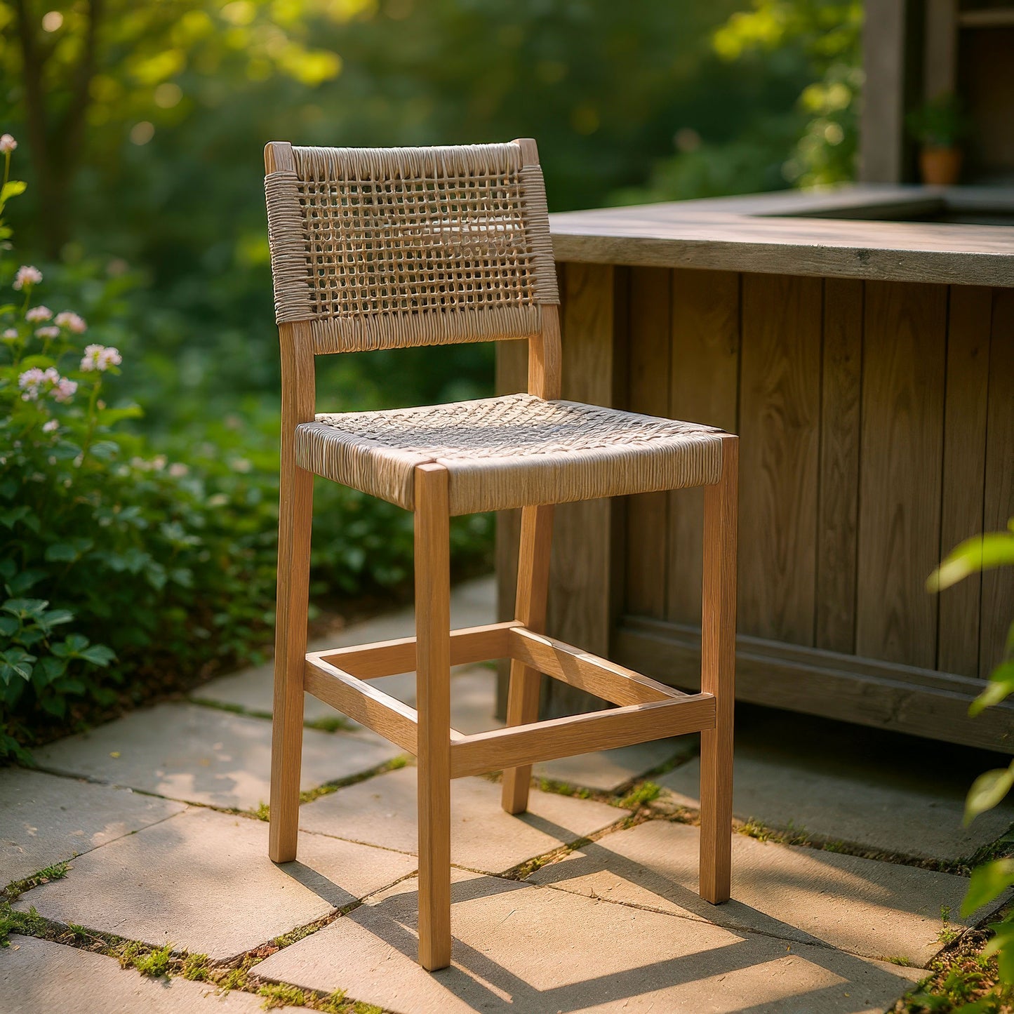 Corde Barstool Beige - 10