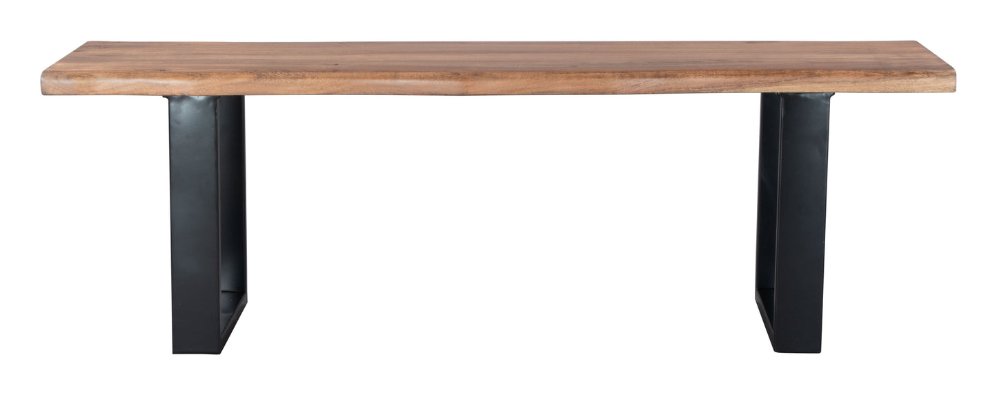 Louisa Bench Natural & Black