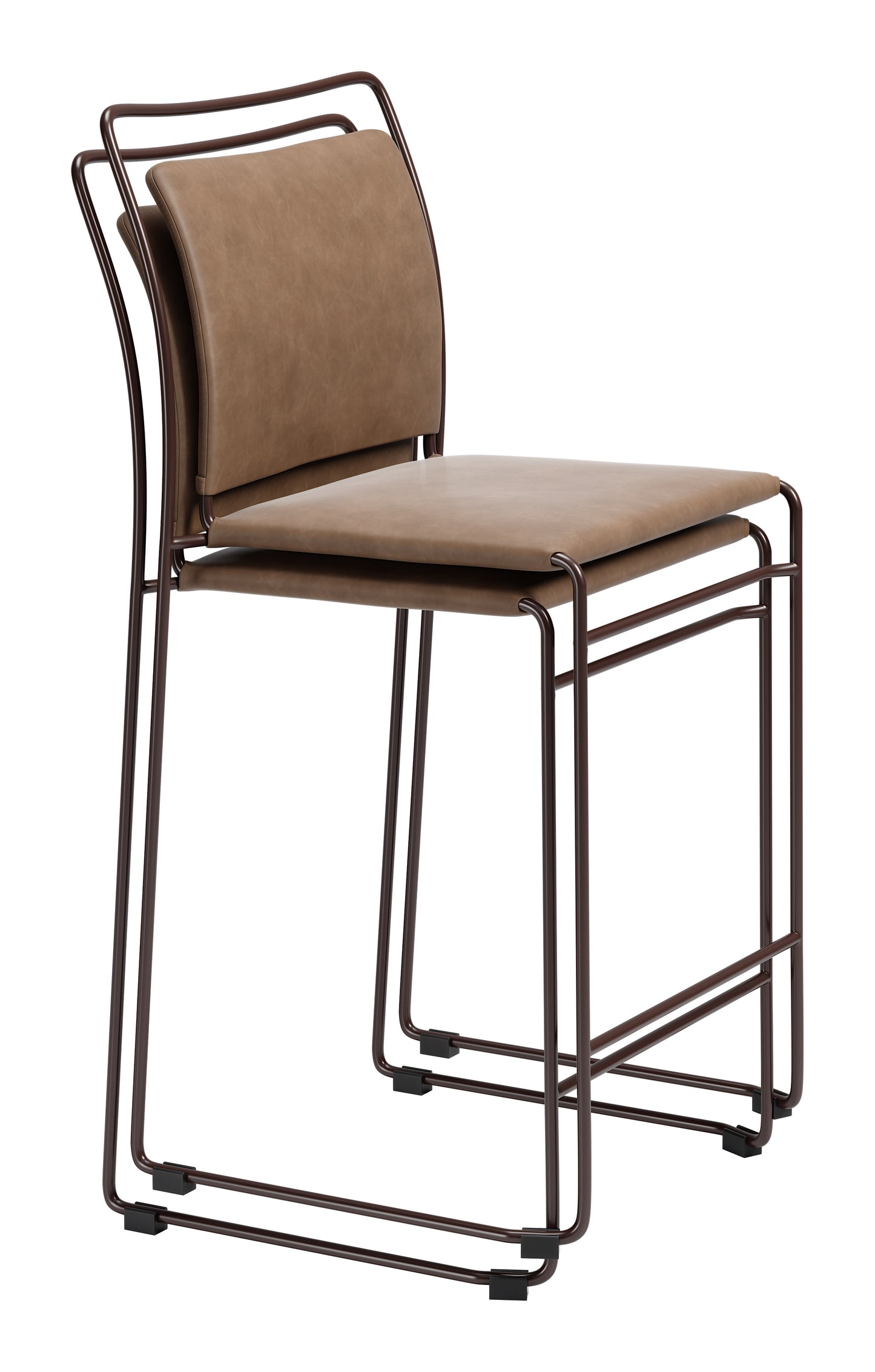 Verbena Counter Stool (Set of 2) Brown - 7