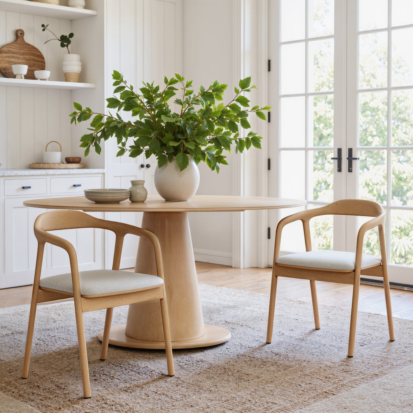 Hosoi Dining Chair Beige - 8