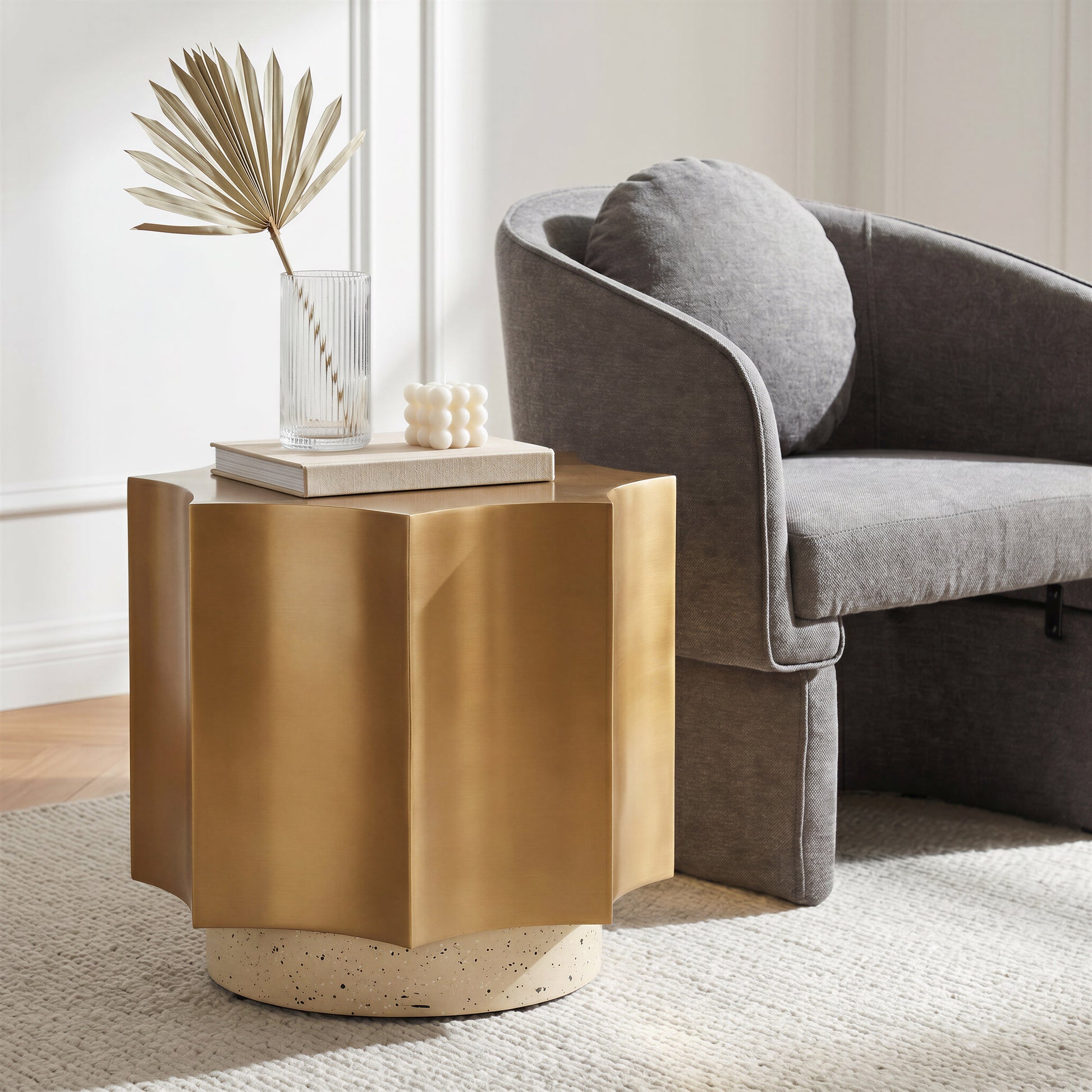 Olya Accent Chair Truffle Gray - 9