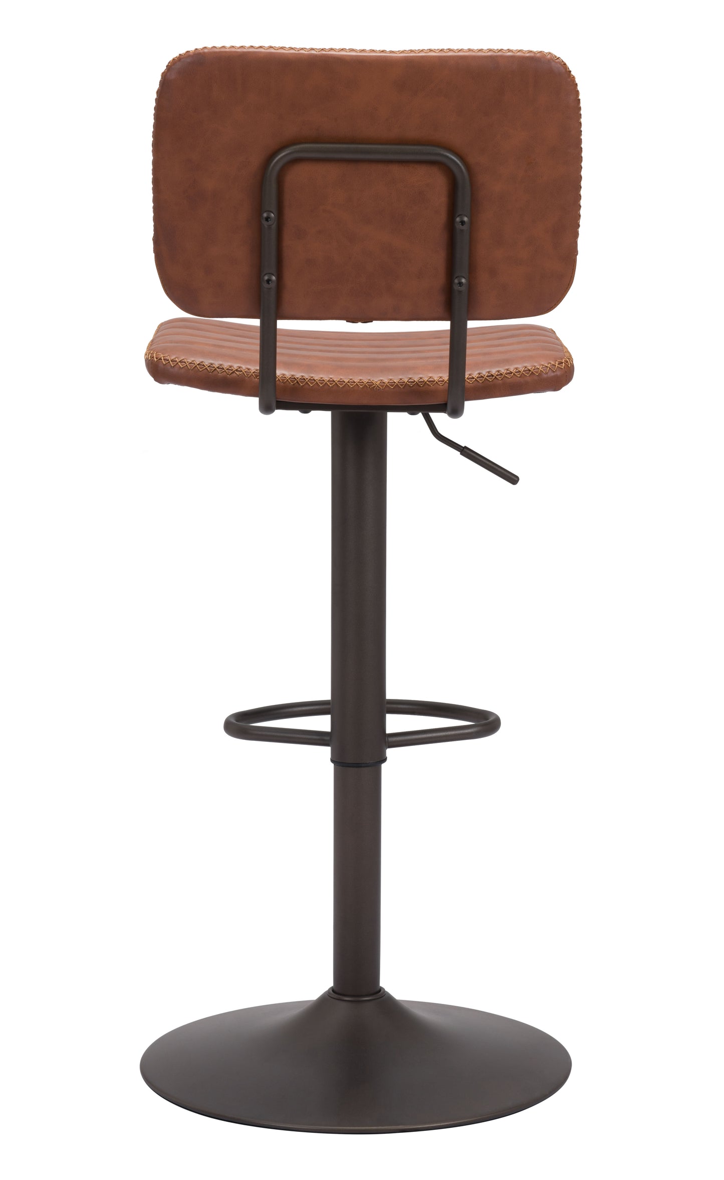 Holden Barstool Vintage Brown & Dark Bronze
