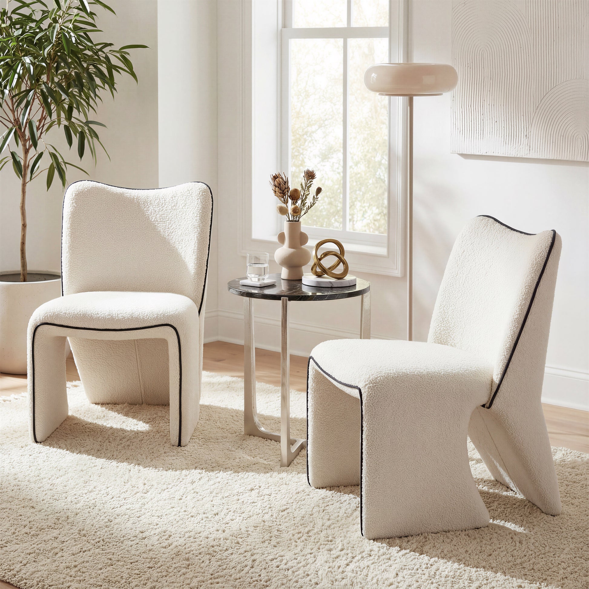 Novo Accent Chair Ivory - 10