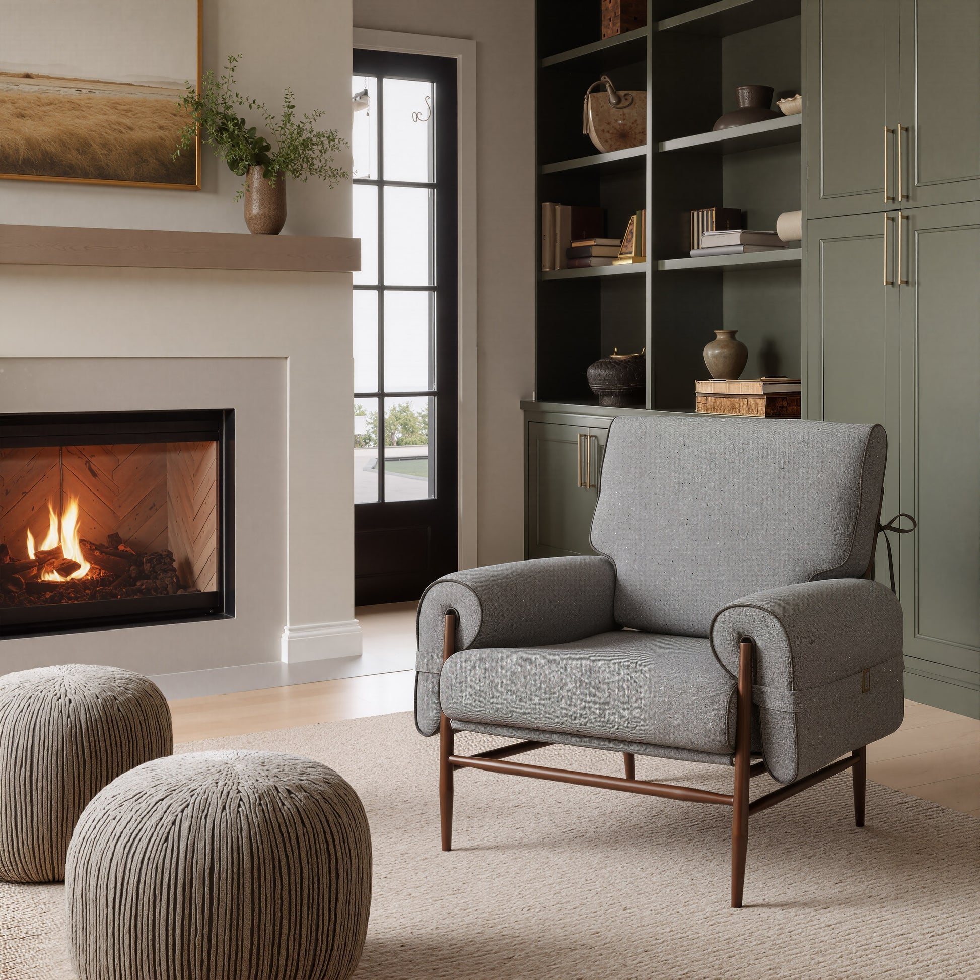 Klem Accent Chair Gray - 8