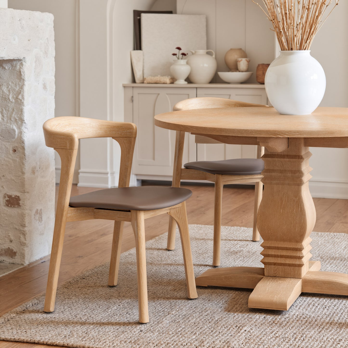 Tabi Dining Table Brown - 8