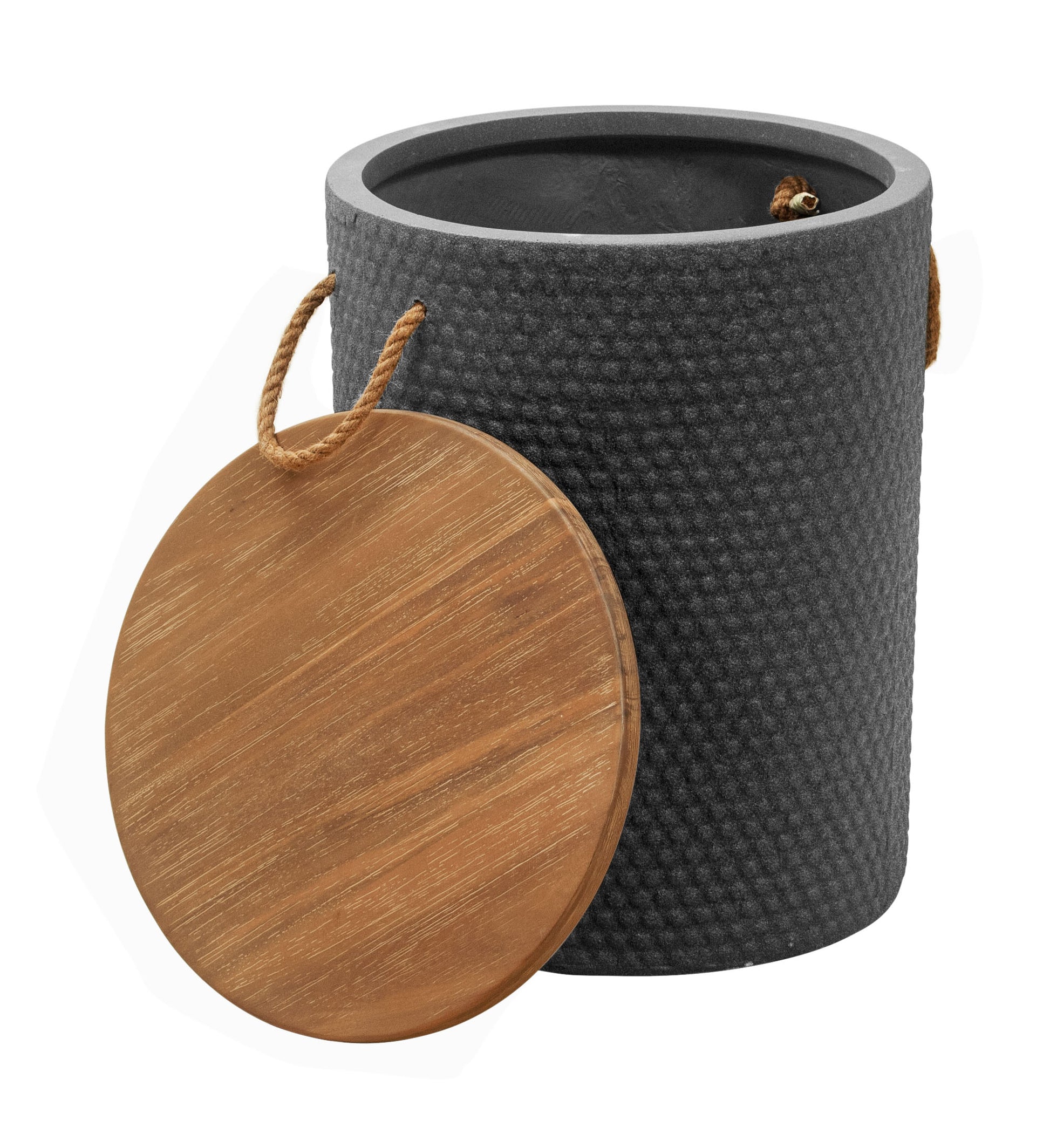 Beban Side Table Natural & Black - 3