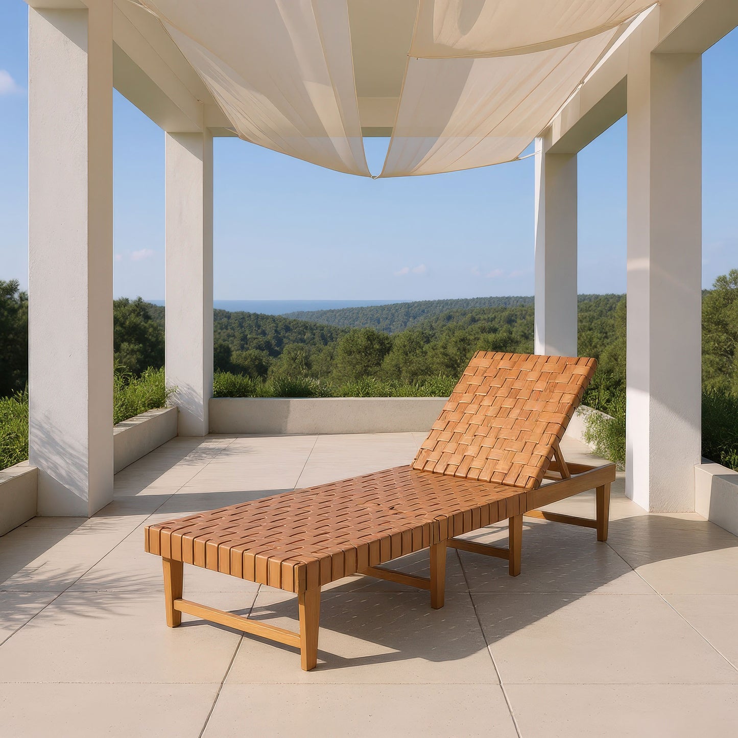 Breath Chaise Lounge Brown - 11