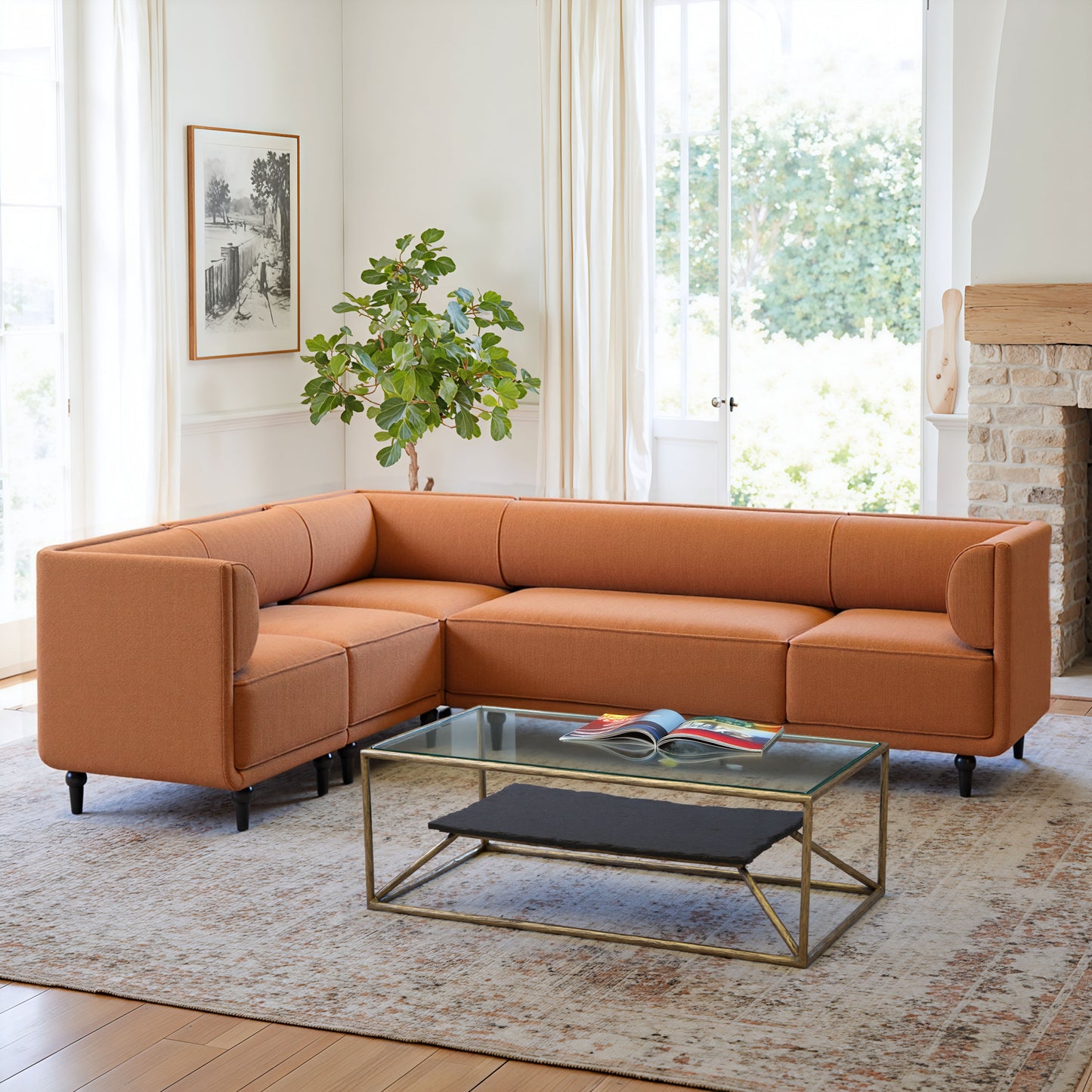 Malben Loveseat Brown - 8