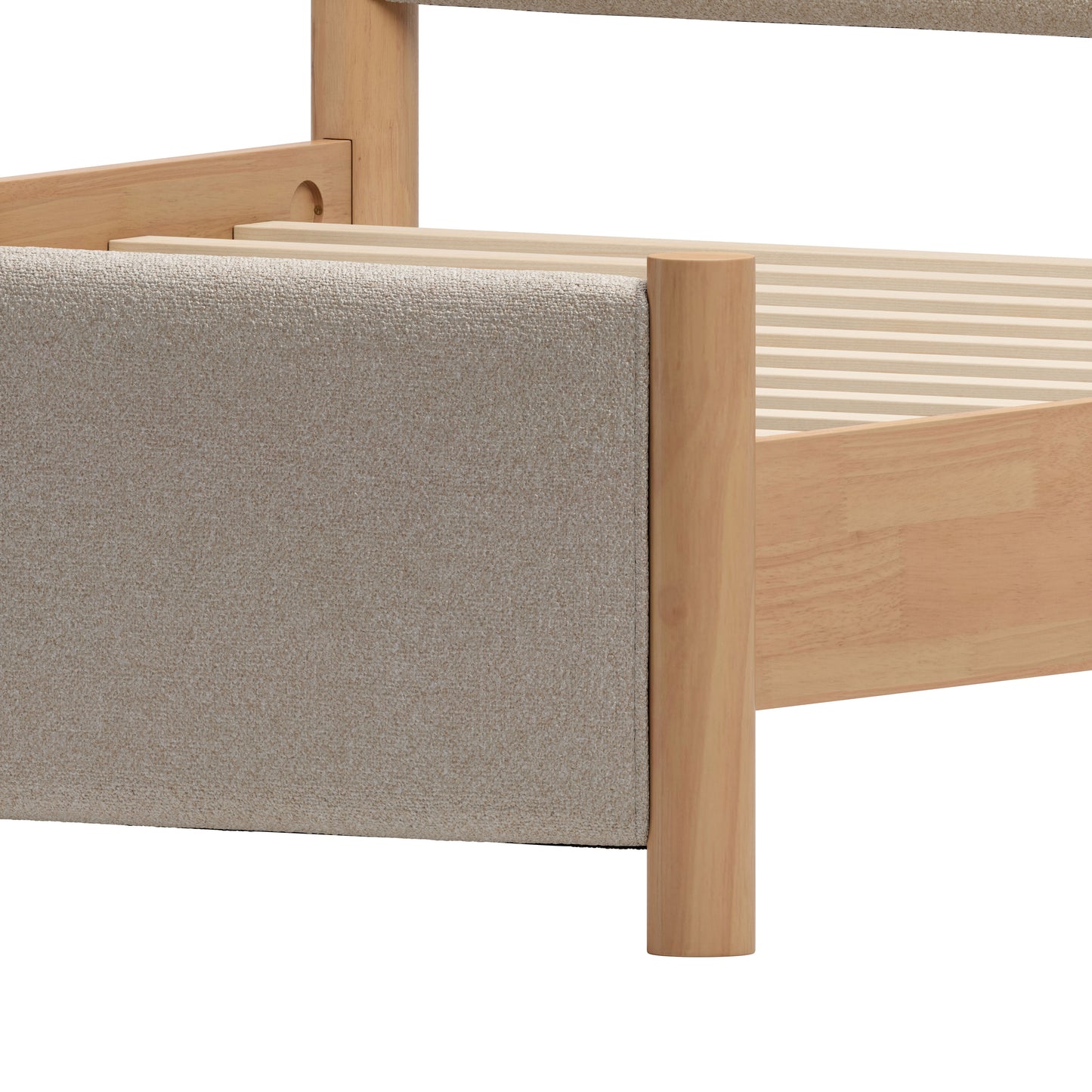 Hadi Queen Bed Beige & Natural - 6