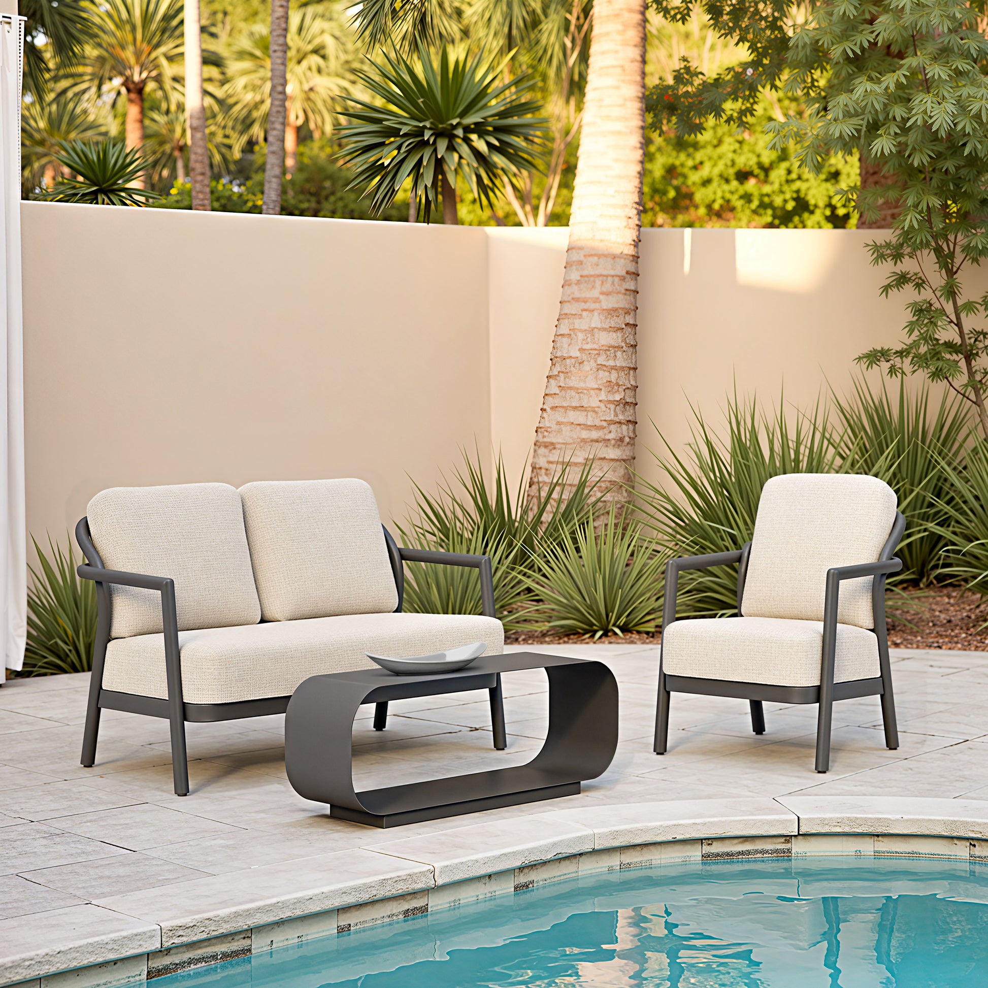 Rein Accent Chair Beige - 9