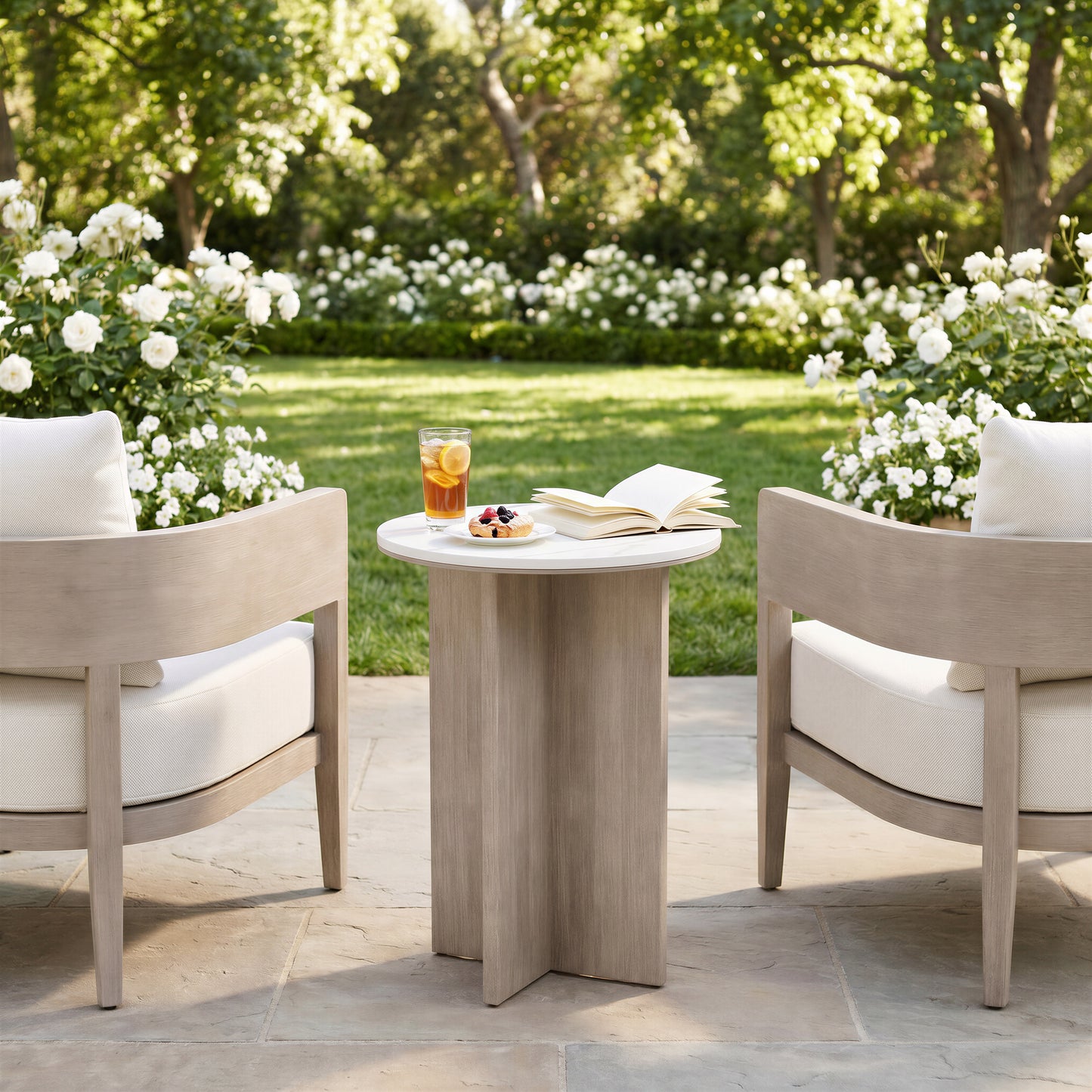 Oceanveil Side Table White - 8