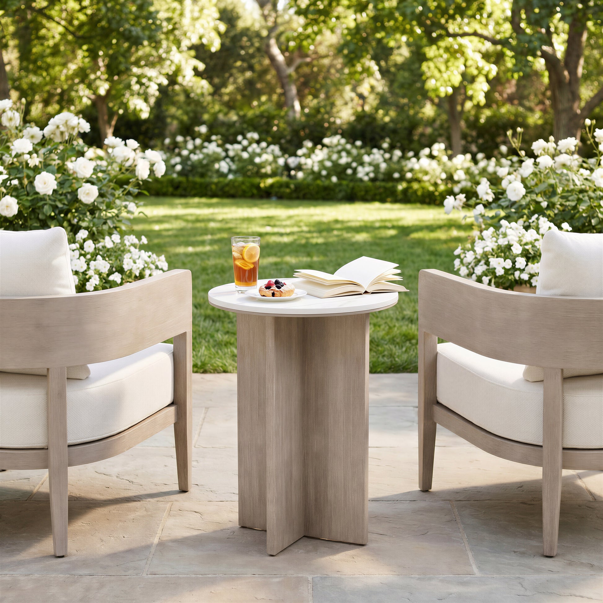 Oceanveil Side Table White - 8