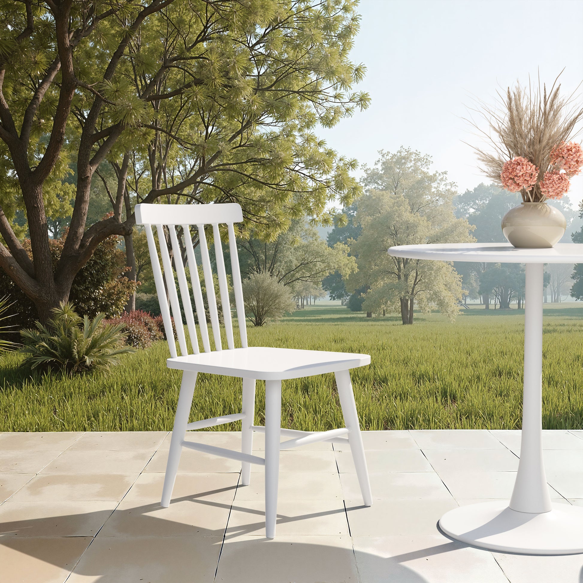 Zeilen Dining Chair (Set of 2) White - 9