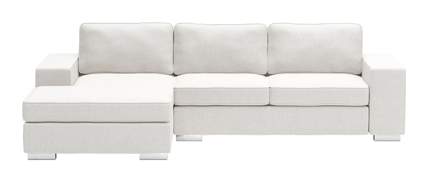 Brickell Sectional White