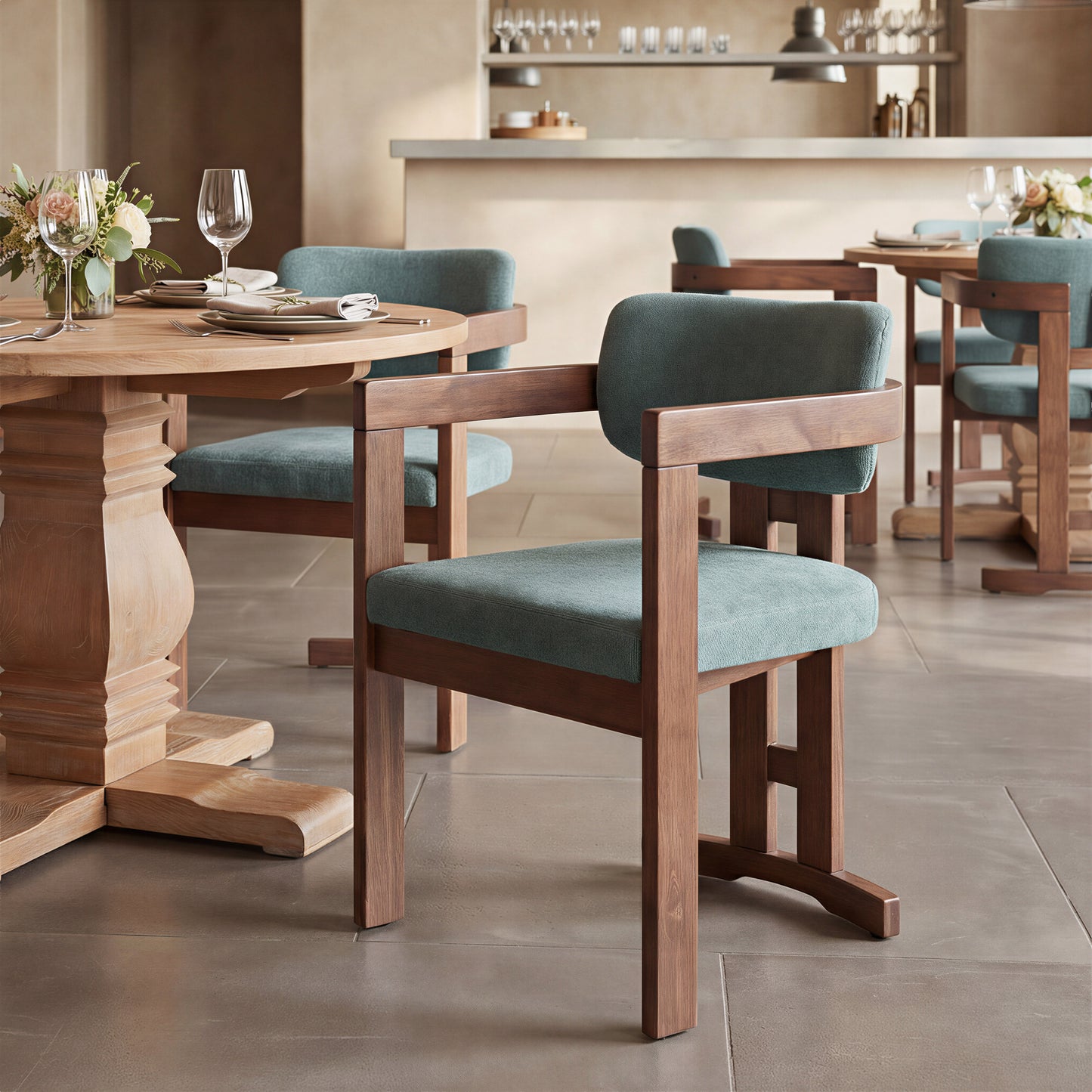 Tabi Dining Table Brown - 10