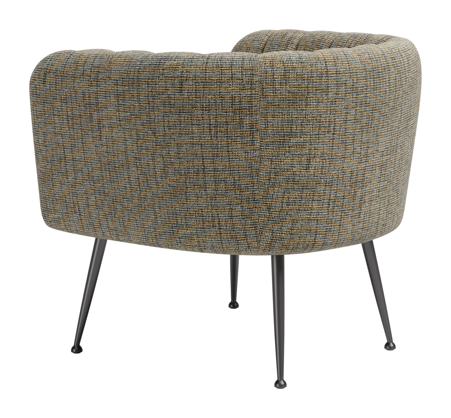 Deco Accent Chair Green Tweed - 5